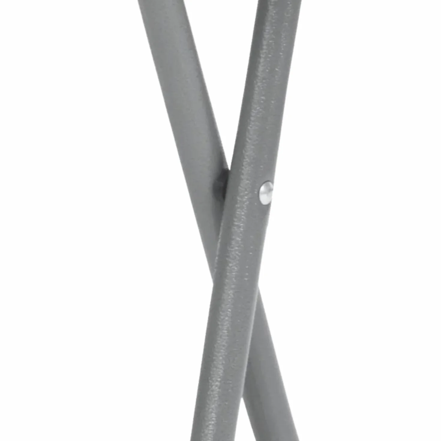 Pack 6 Taburetes Plegables de Resina y Acero 31x45cm Blancos 7house
