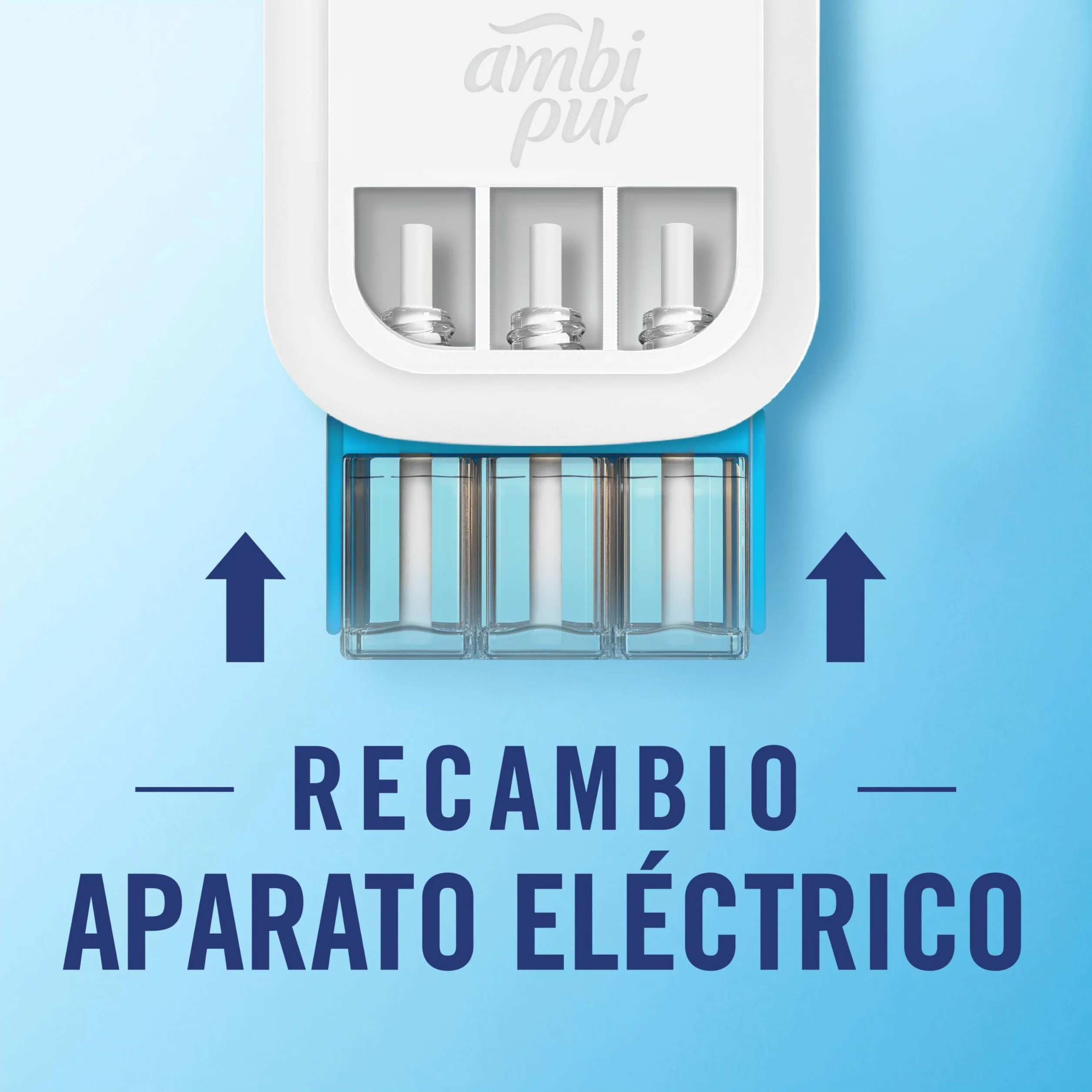 Ambipur 3VOLUTION Ambientador Casa Eléctrico + 4 Recambios Frescor Primavera 80ml 3 Fragancias