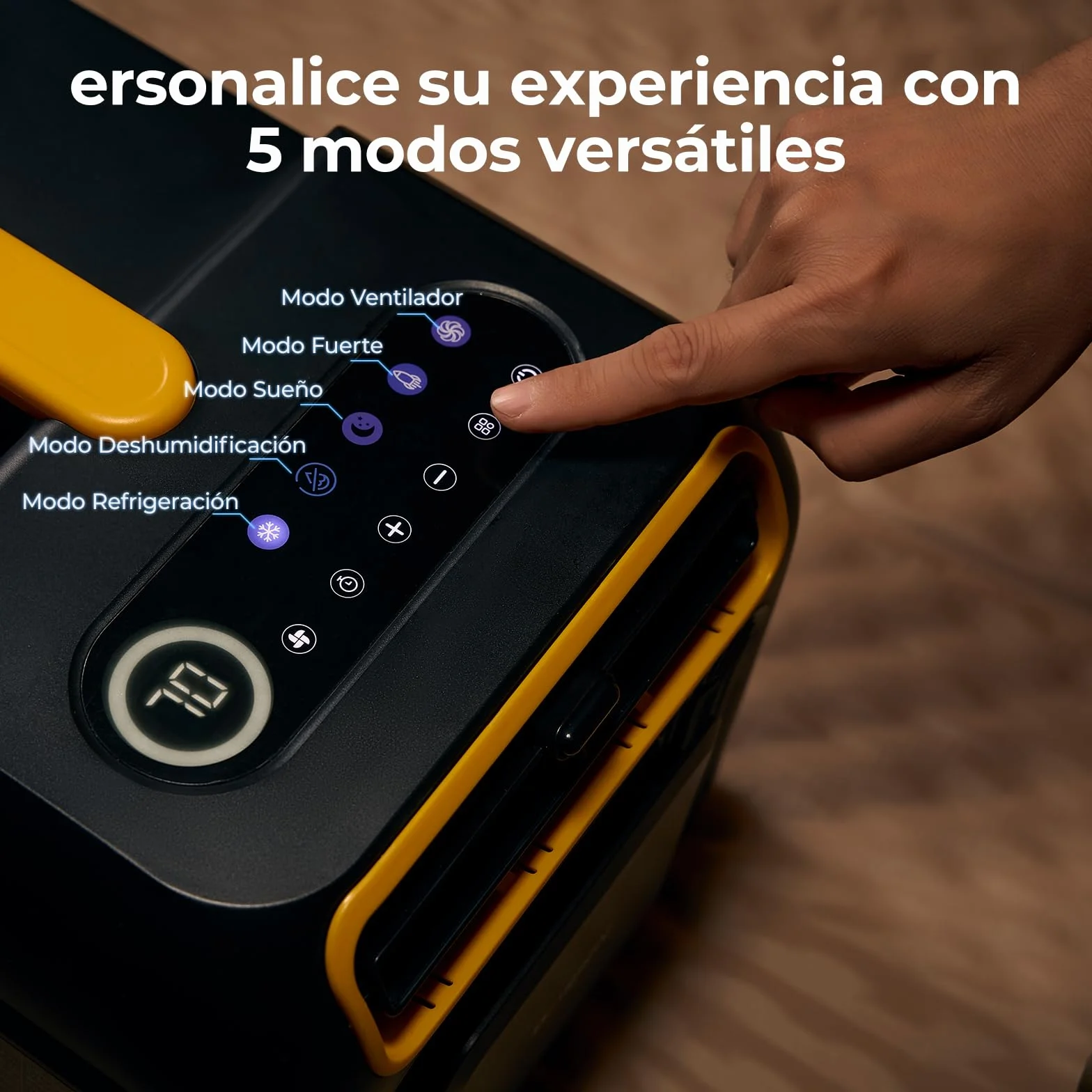 BougeRV PC35 Aire Acondicionado Portátil, 3500 BTU Climatizador, 5 en 1 con App, Compacto, AC 100V-240V, Aire Acondicionado para Camping, Caravana, Tienda, Camión, Furgoneta