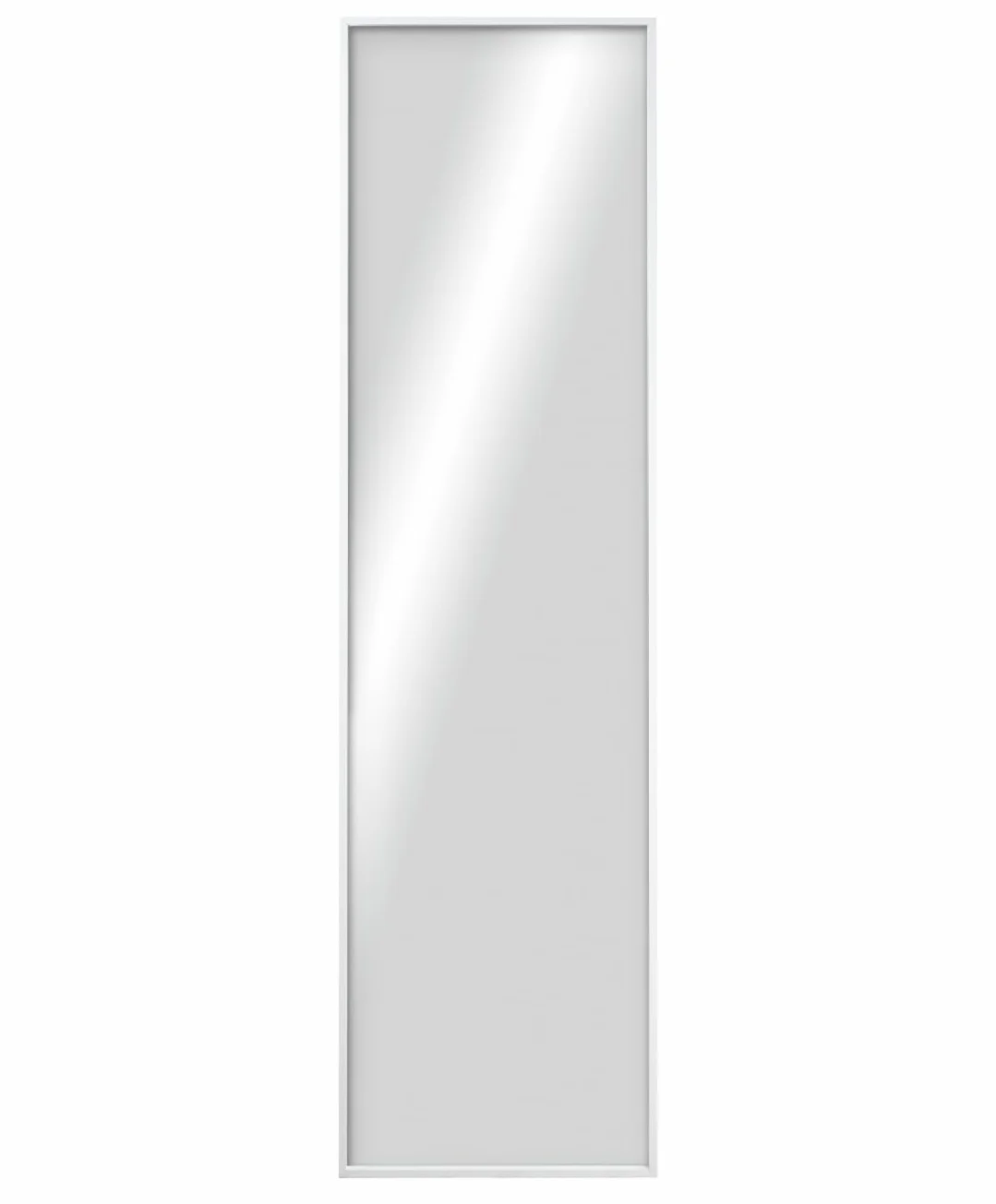 CHELY INTERMARKET MOD19200 Espejo De Pared Rectangular Blanco Estilo Moderno 35x140 cm Ideal para Baño Salón PVC Montaje Rápido con Kit De Colgar Incluido Fabricado En España