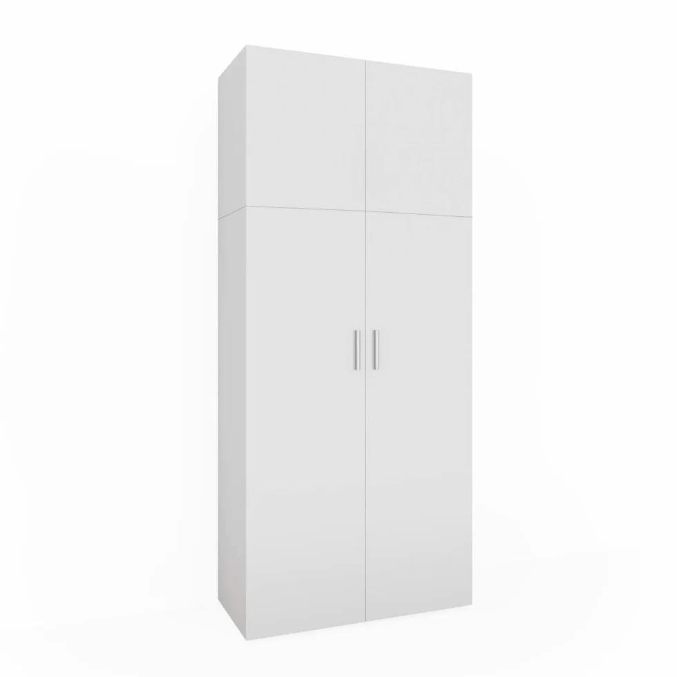 Vicco Estantería para Carpetas Frank, Blanco, 80 x 182.4 cm, para el Almacenamiento ordenado de Archivos y Carpetas