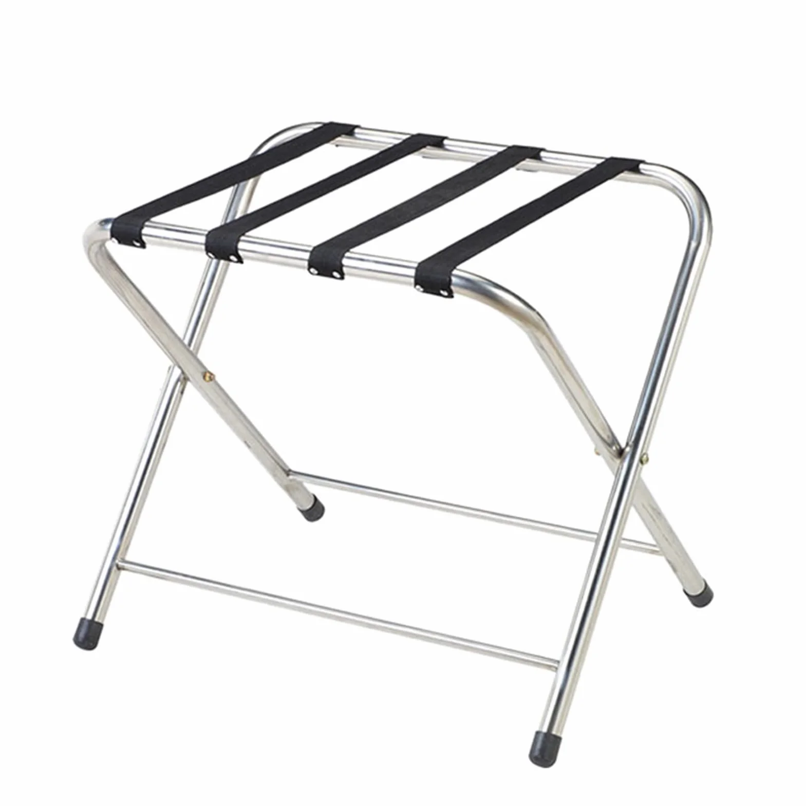 MOERGO Porta Maletas Hotel - Soporte Maletas Plegable, Reposa Maletas Acero Inoxidable, Portaequipajes Estante de Almacenamiento, para Hogar Habitación de Invitados Dormitorio (Size : 1pcs)