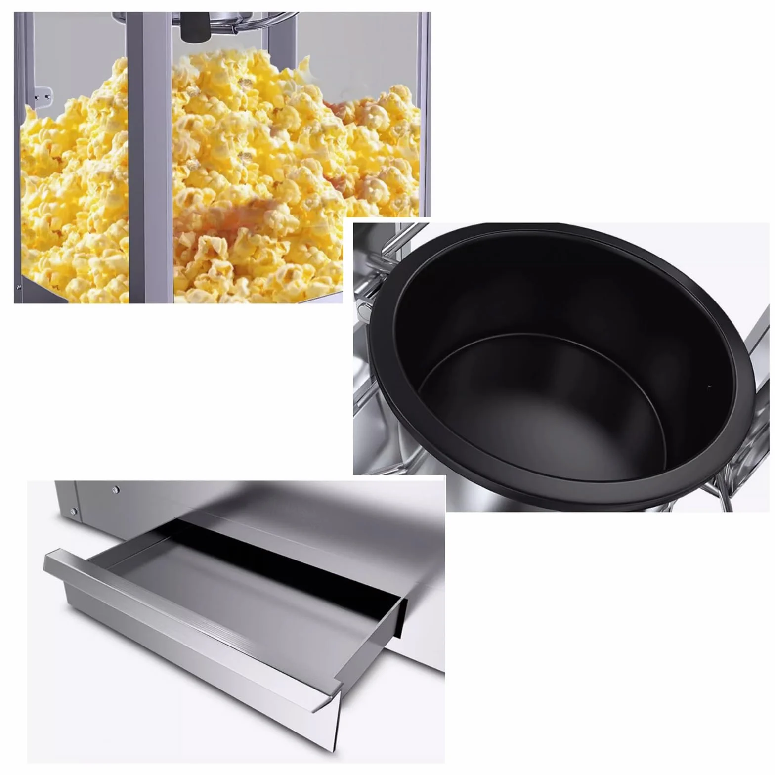 fabricante de palomitas de maíz Máquina de palomitas maíz cine comercial calefacción eléctrica totalmente automática Snack Puffer para uso familiar