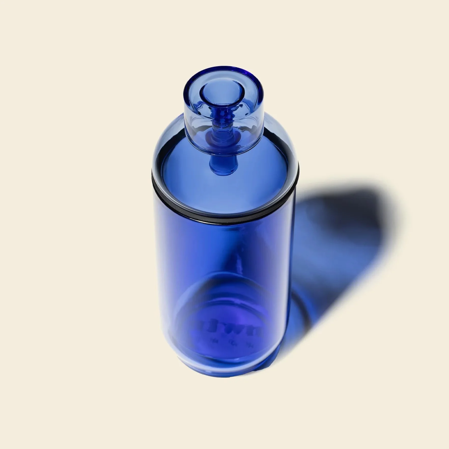 NWTN Home Vesper Bong Gravedad de Cristal | Pipa de Agua de Mesa Vintage de Cristal con Casquillo de 14 mm para Fumar (lapislázuli)