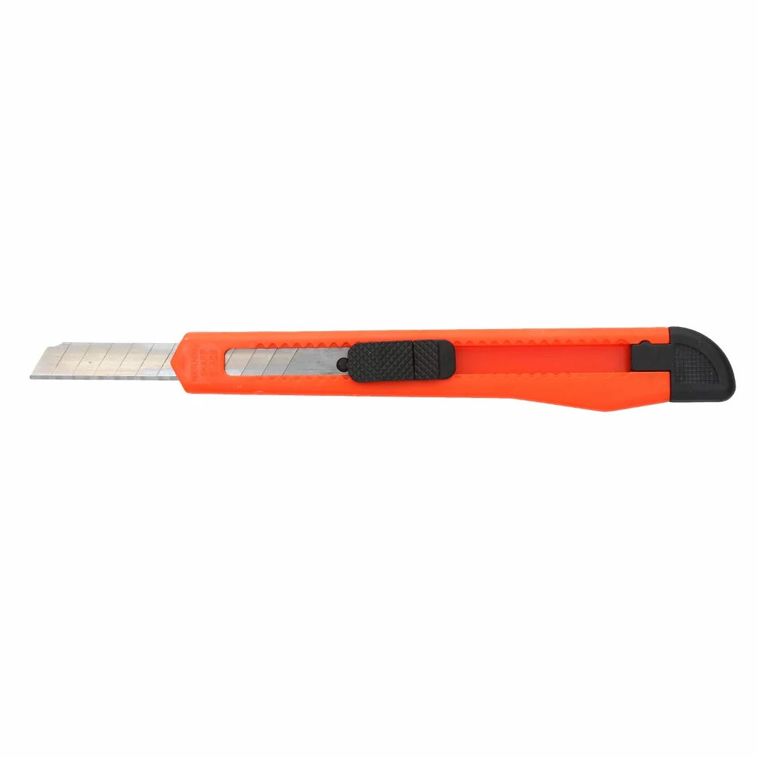DIYSELF 24 Pack Box Cutters Bulk (9mm Wide Blade Cutter) Utility Knife Retractable, Razor Knife Exacto Knife, Compact, Extended Use for Heavy Duty Office, Home, Crafts, Hobby, Disposable Box Cutter