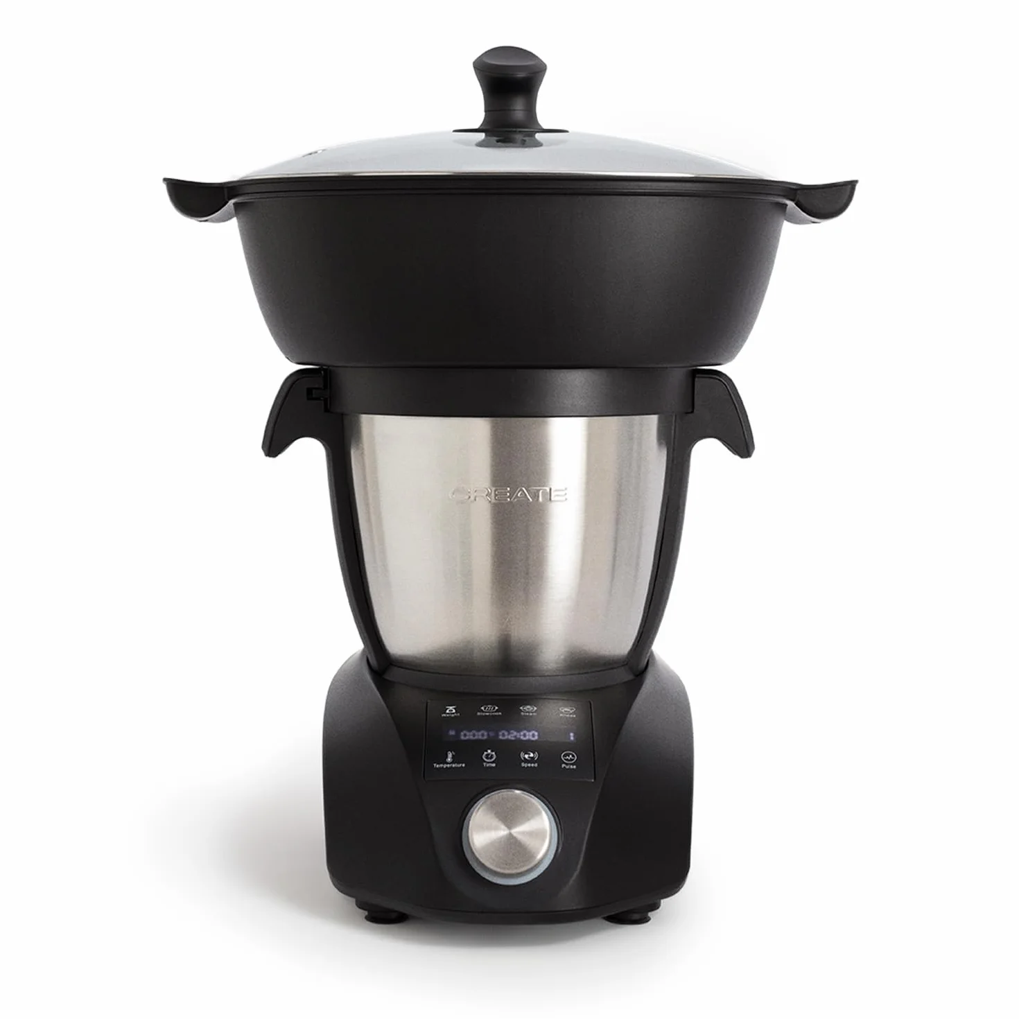 CREATE/CHEFBOT COMPACT CONNECT/Robot de cocina inteligente multifunción con cesta vaporera/Capacidad 3.5l, báscula incorporada, 24 programas automáticos, 10 velocidades + función turbo, 1200W