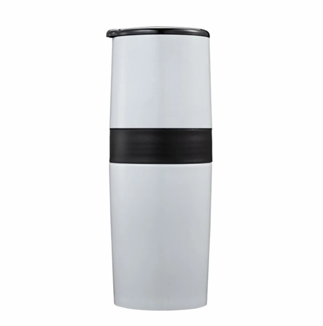 Molinillo Café Oficina Molinillo De Café Manual Duradero Acero Inoxidable Lavable Con Ajustable Filtro Fino Doble Capa Vintage Moledor de Cafe(White)