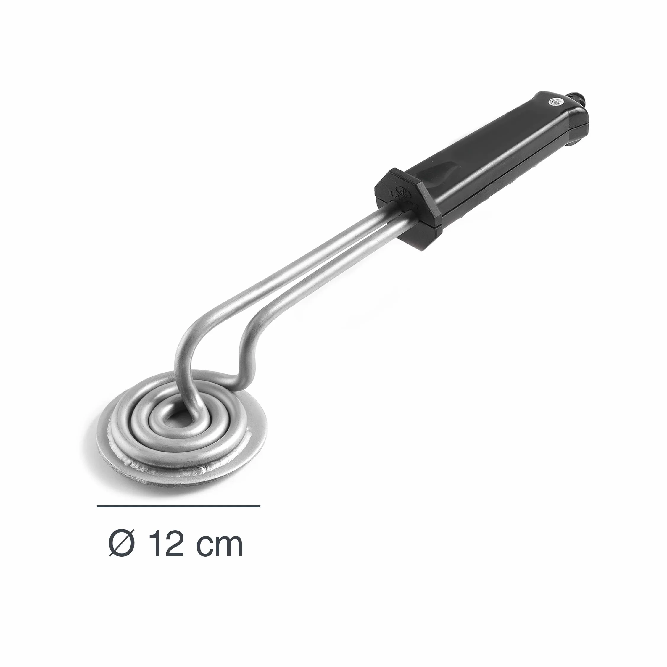 LACOR 68651 Quemador eléctrico Redondo, Gris, 10 cm