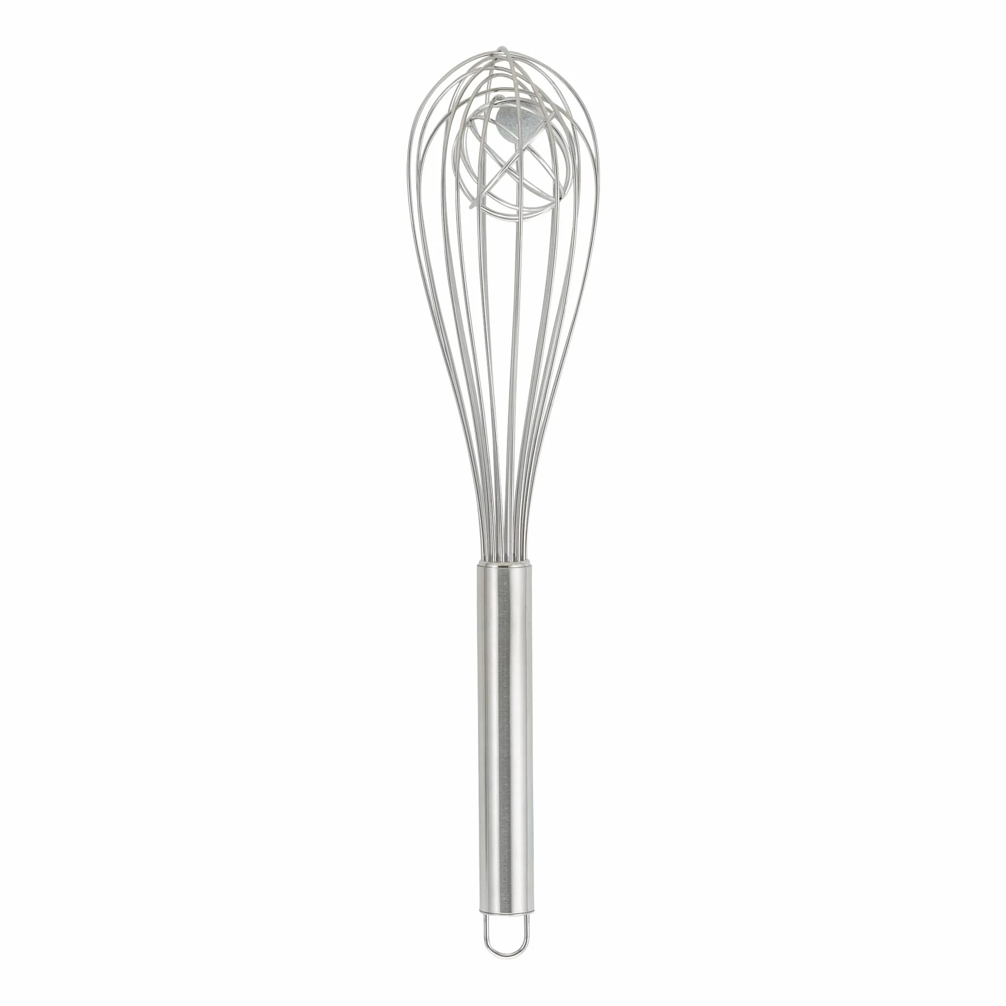 Mrs. Anderson's - Globo doble con bola aireadora y batidor de alambre, acero inoxidable, 12 pulgadas
