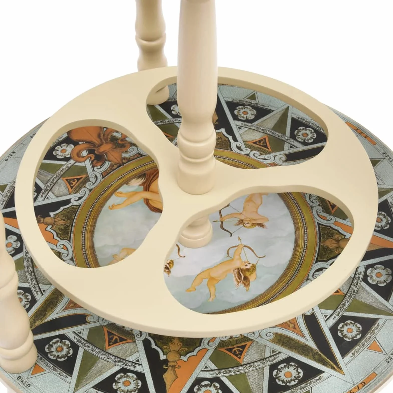 Homgoday Globe Bar 887 - Soporte para vino (madera de eucalipto), color azul