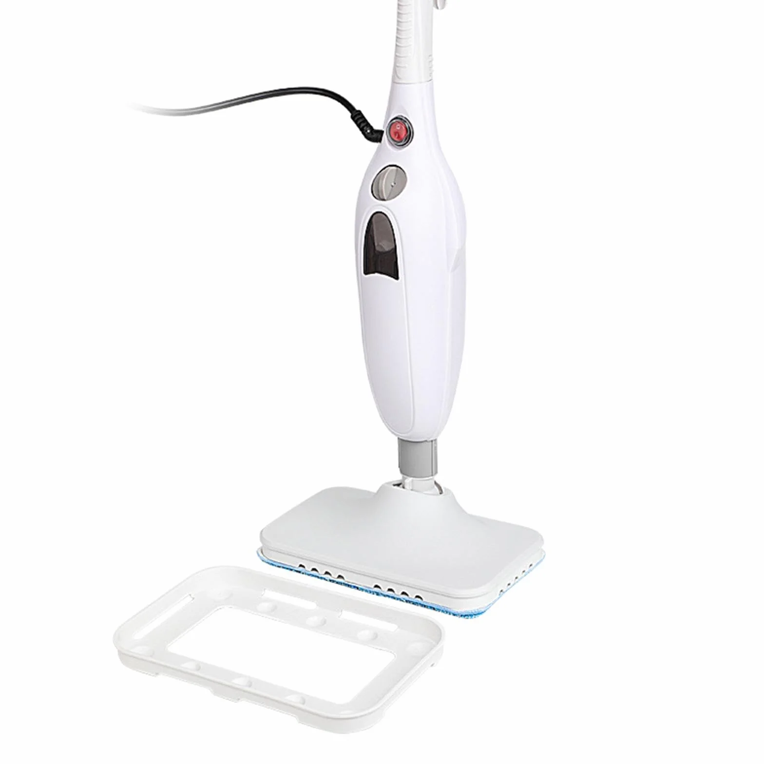 Steaming Mop de Limpieza Profunda Limpiador para Pisos y Alfombras Mopa Eléctrica Portátil Vaporizador Removible Adecuada para Familias y Ambientes