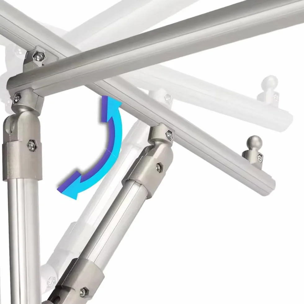 Soporte para punto de cruz, soporte ajustable de aleación de aluminio para punto de cruz y bordado con tensión de trinquete, soporte para bastidor de bordado artístico (70 cm)