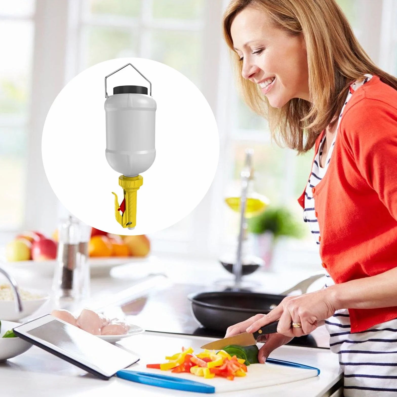 Botella de salsa recargable que ahorra espacio, resistente a fugas, exprimidor de condimentos para uso comercial en cocina comercial, botella exprimible de gran capacidad