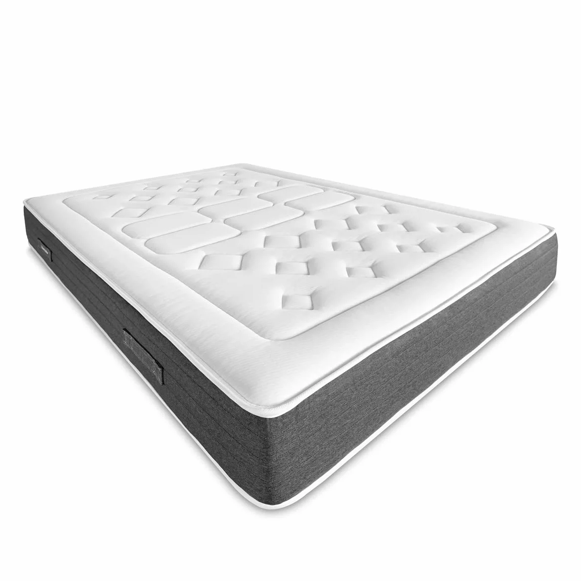 Duérmete - Cama Completa con Colchón Viscoelástico Bio Nature + Somier Reforzado 40x30 con Patas, 150 x 190