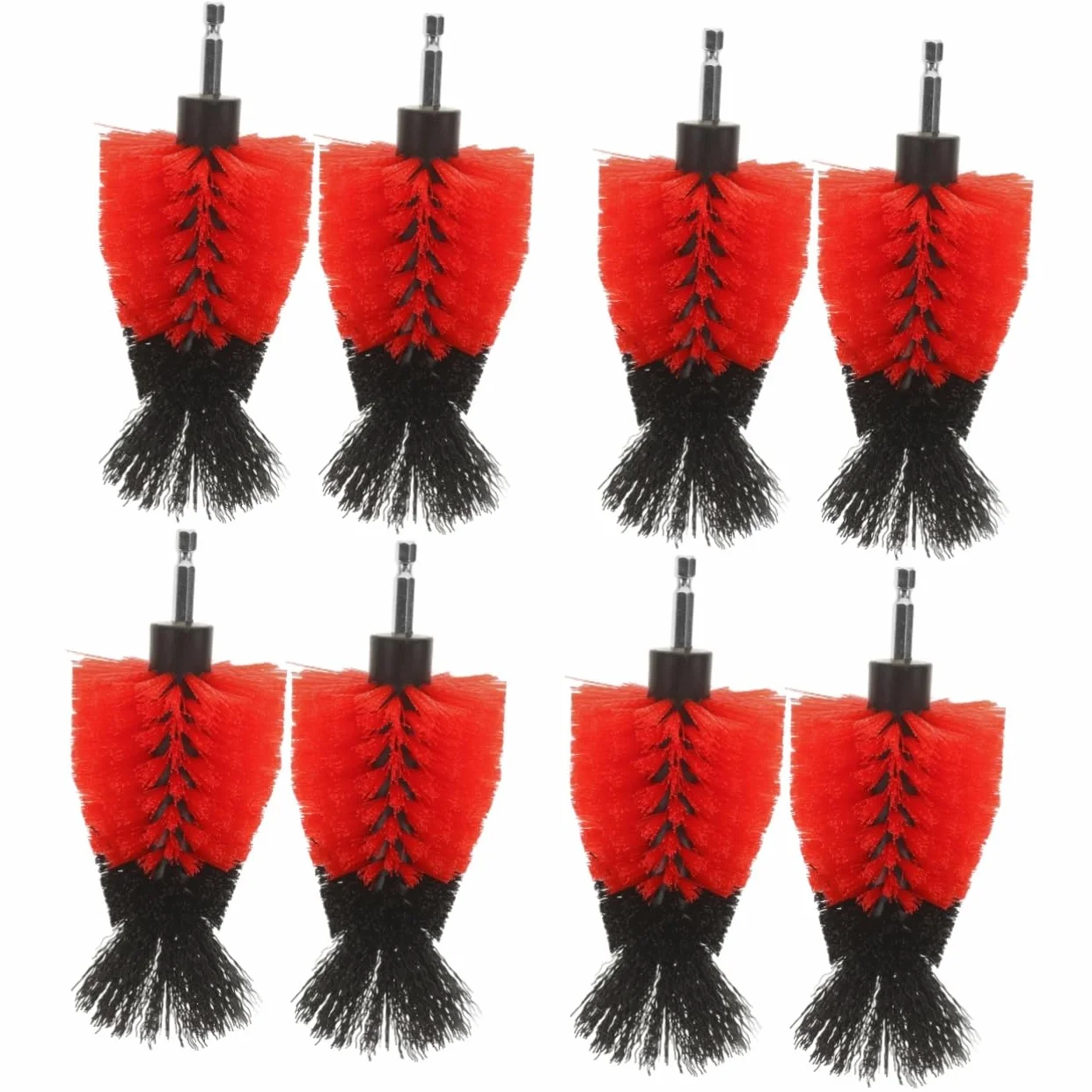 Healeved 8piezas Escobillas De Limpieza para Taladro Cabezales De Cepillo De Alta Eficiencia Accesorios para Taladro Eléctrico para Eliminar Manchas y Limpiar Bañeras Duchas y Azulejos