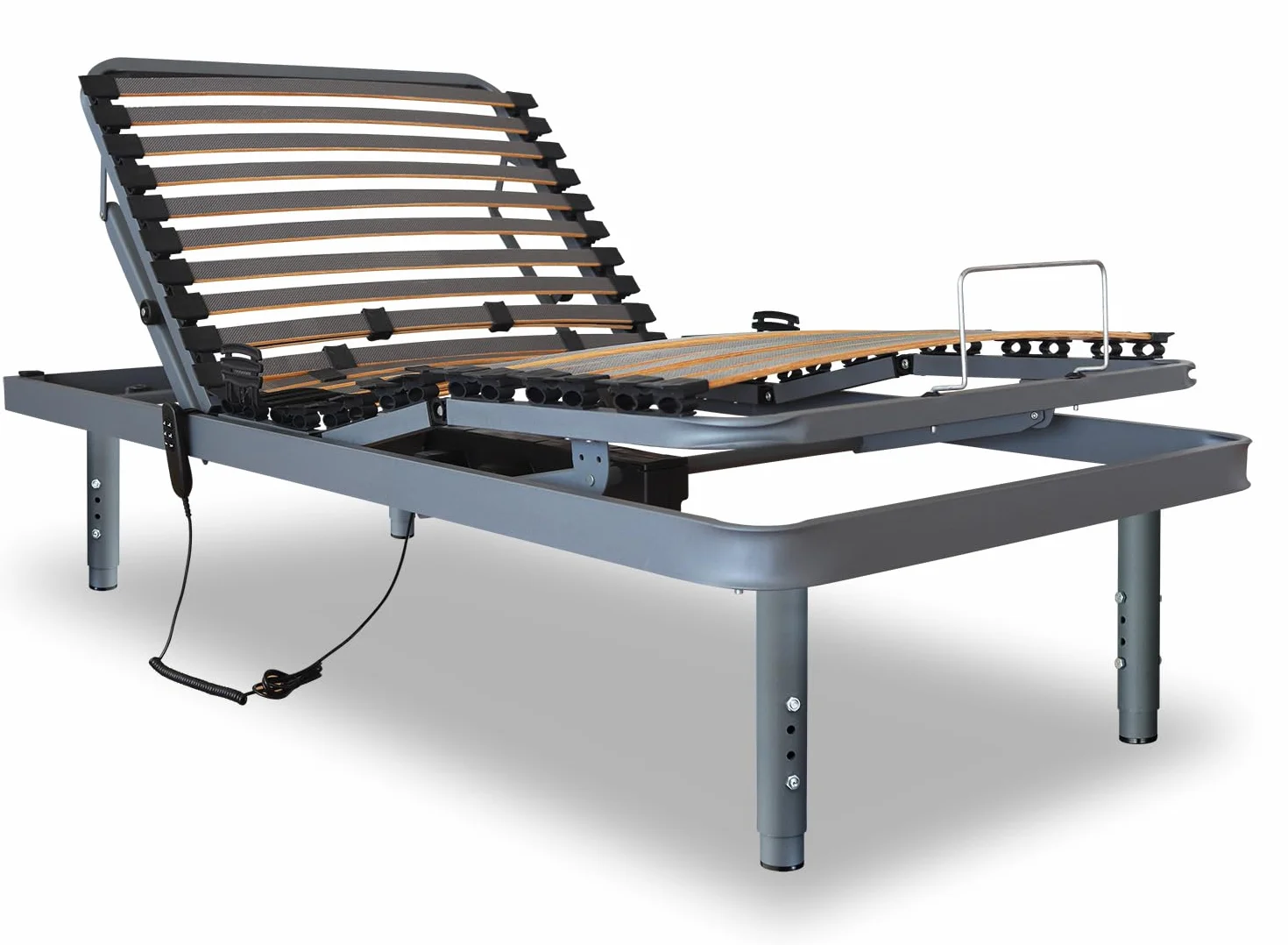 Ventadecolchones - Cama Articulada Súper Reforzada con Motor eléctrico y Patas Regulables en Altura Medida 90 x 190 cm - Incluye Subida y Montaje