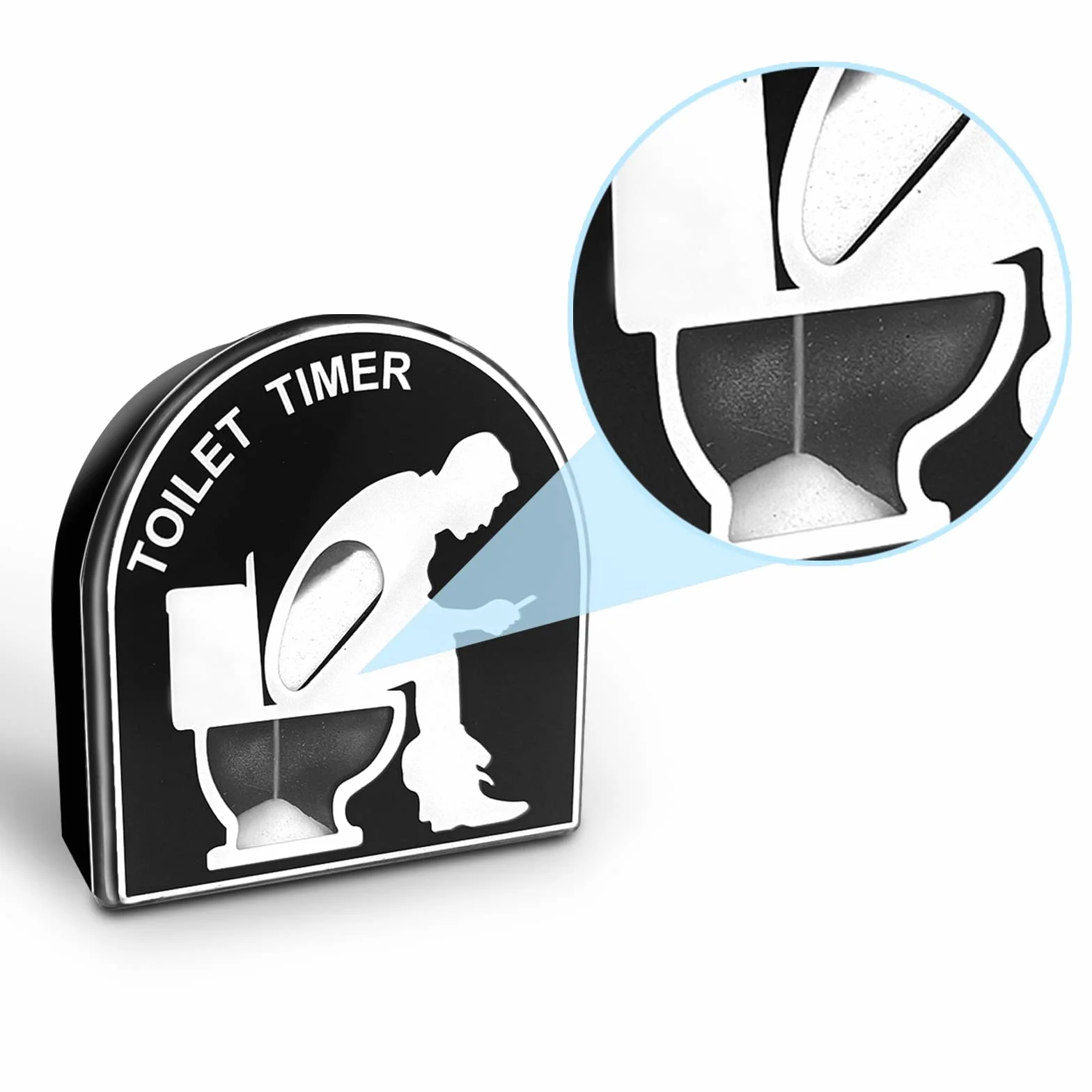 Reloj de Arena para Baño Decoración Hogar Herramienta Descompresión Regalo Padre