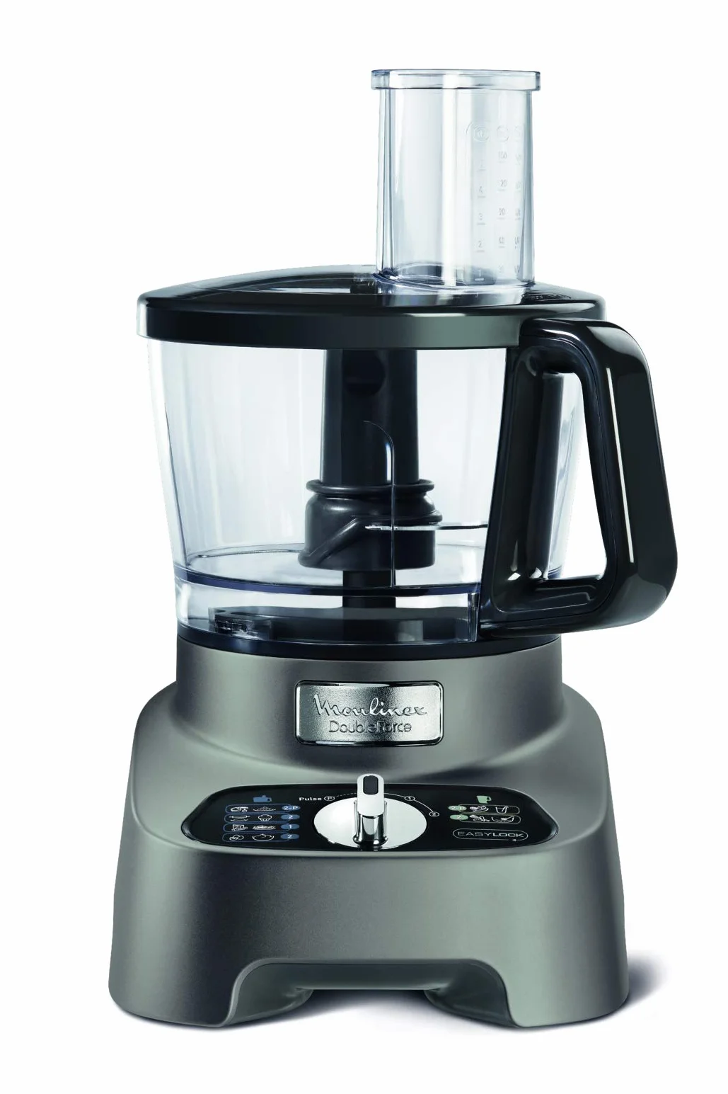 Moulinex Doble Fuerza Robot Multifuncional, 1000 W, Multifunción Blender 2L, 10 accesorios, 31 funciones, Picadora, Ralladores, Prensa de Troncos, FP825E10