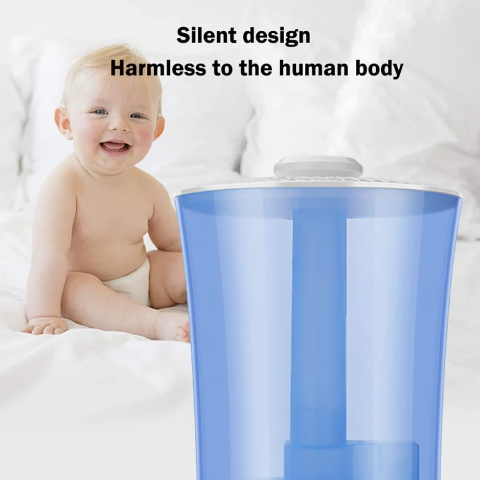 humidificador ultrasónico, Gran diámetro/Humedad Constante Inteligente/purificación de Iones Negativos/Pantalla LED/con Control Remoto/Apagado automático/sincronización
