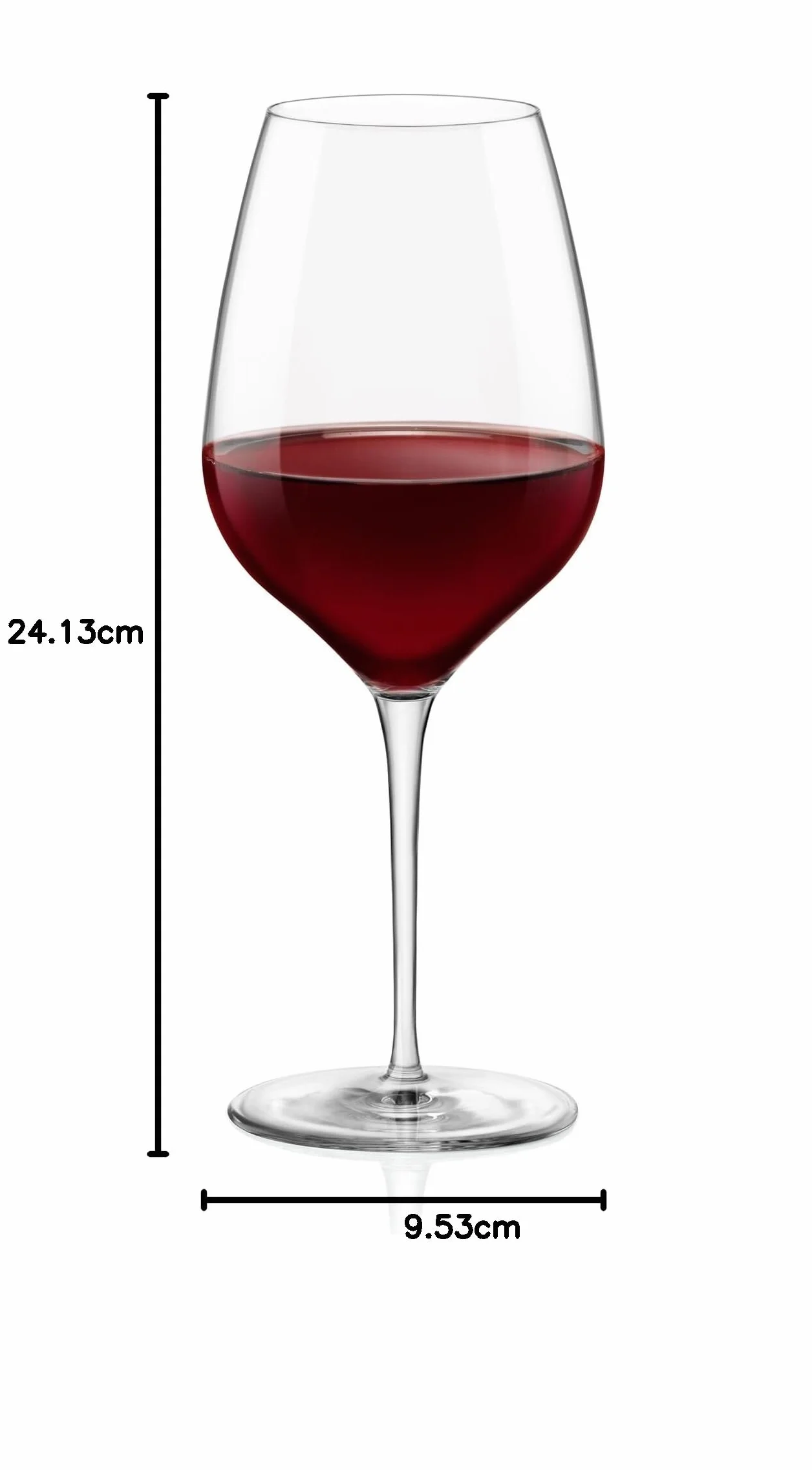 Bormioli Rocco 365745G42021990 InAlto TRE Sensi Copa de vino, 22 onzas, transparente