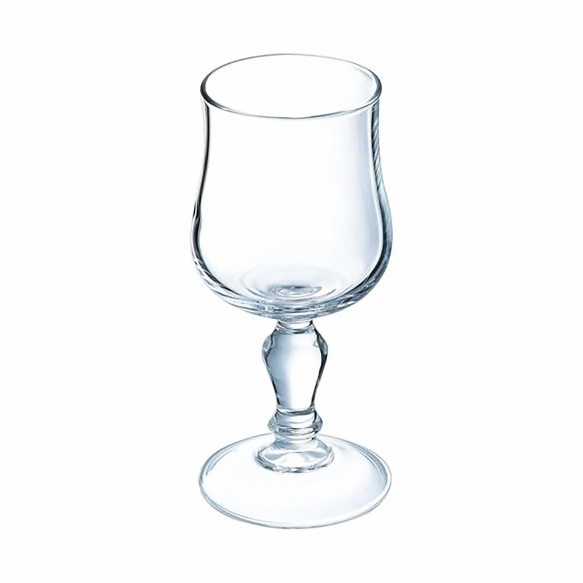 Arcoroc Set de 12 copas de agua Normandi de vidrio 23 cl | Transparente, Vidrio, formato alto, acabado brillo, 23 cl, 12 piezas, apto para frigorífico, fácil de limpiar