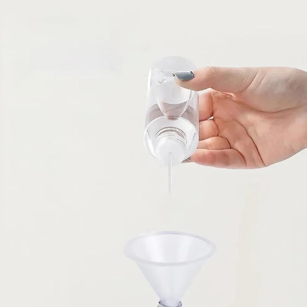 Embudo Pequeño Cocina Plástico Resistente Anti-derrame Reutilizable 5u
