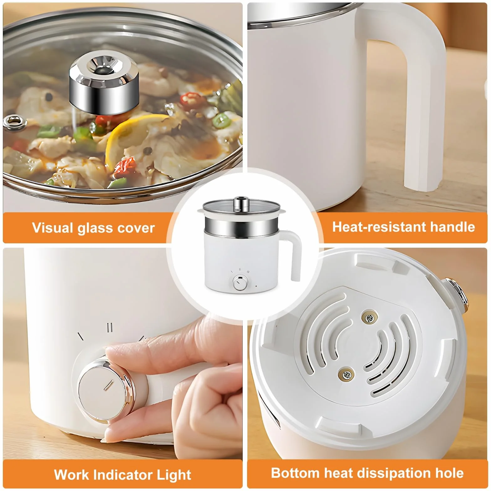 Derretidor de cera 1,7 L 300/600 W olla eléctrica doble barra