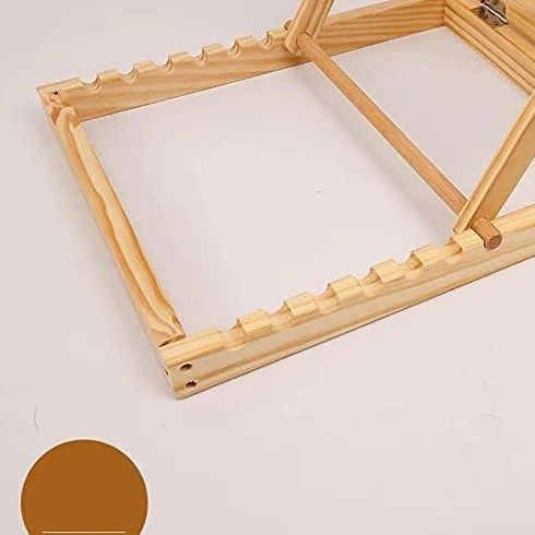 SAeWare Tablero de dibujo ajustable para mesa, soporte de madera, accesorios de boceto, estudio, marco H, suministros de arte