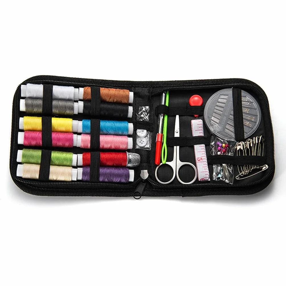 Juego de Costura Herramientas para el hogar Kit de Costura Caja de Costura Herramientas de Costura Mini Juego Combinado Kit de Costura de 75 Piezas