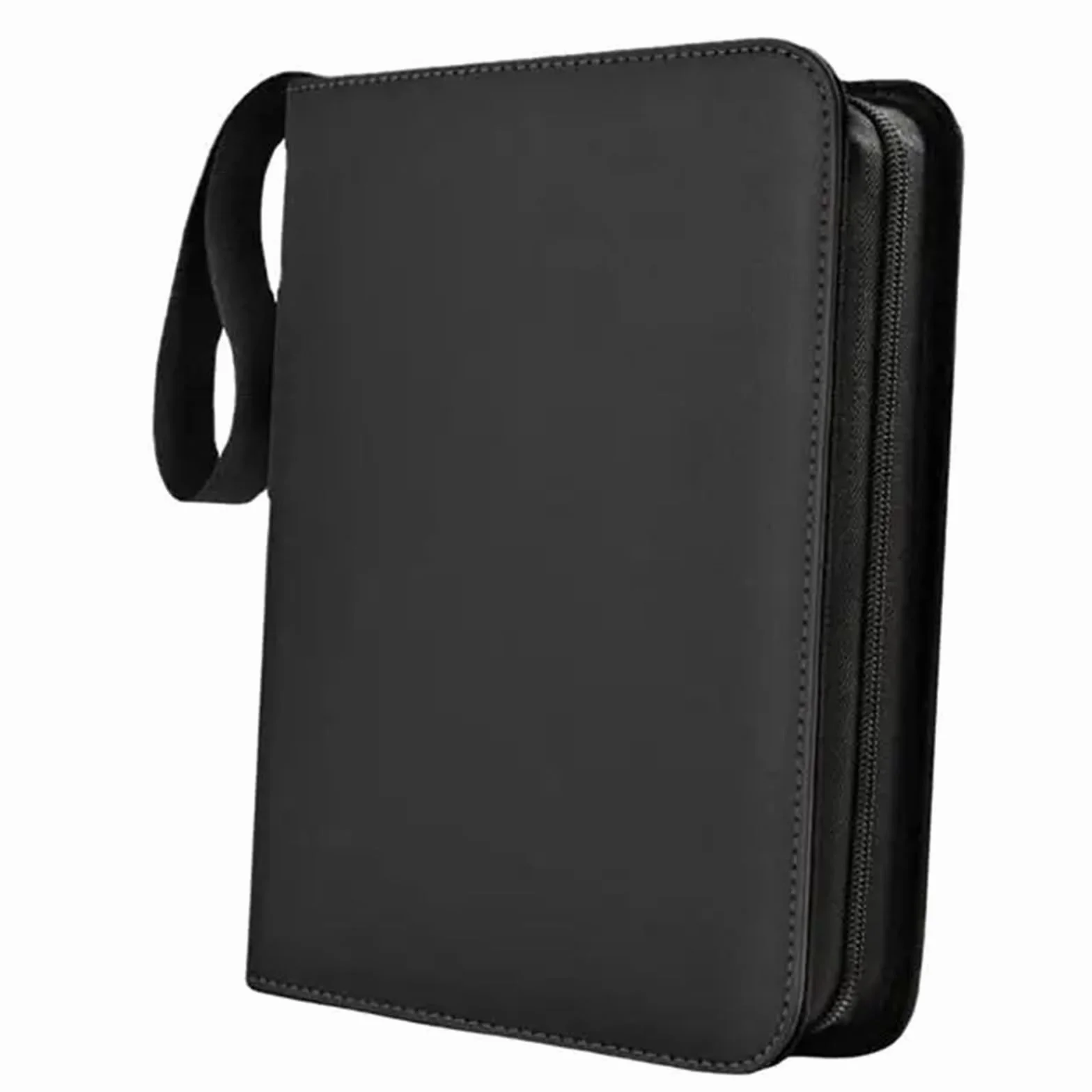 Carpeta de Tarjetas coleccionables con 900 Bolsillos, Estuche portátil (Negro, 33,5 x 27 cm)