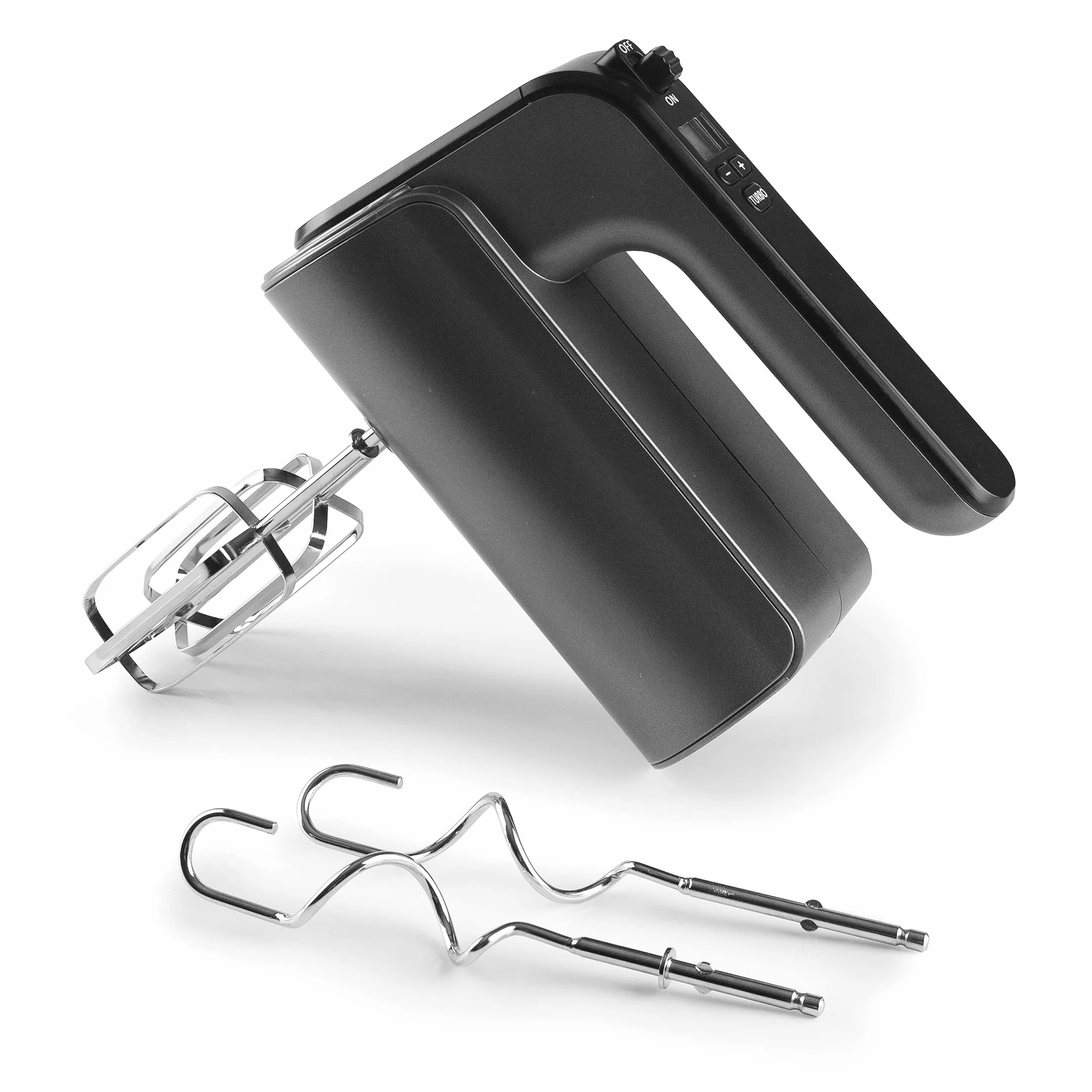 Lacor 69374 - Batidor Amasador, Batidora de Mano, Incluye Varillas TitanPro | Para montar, emulsionar y mezclar; diseñado para acompañarte en tus preparaciones diarias con comodidad y buen resultado