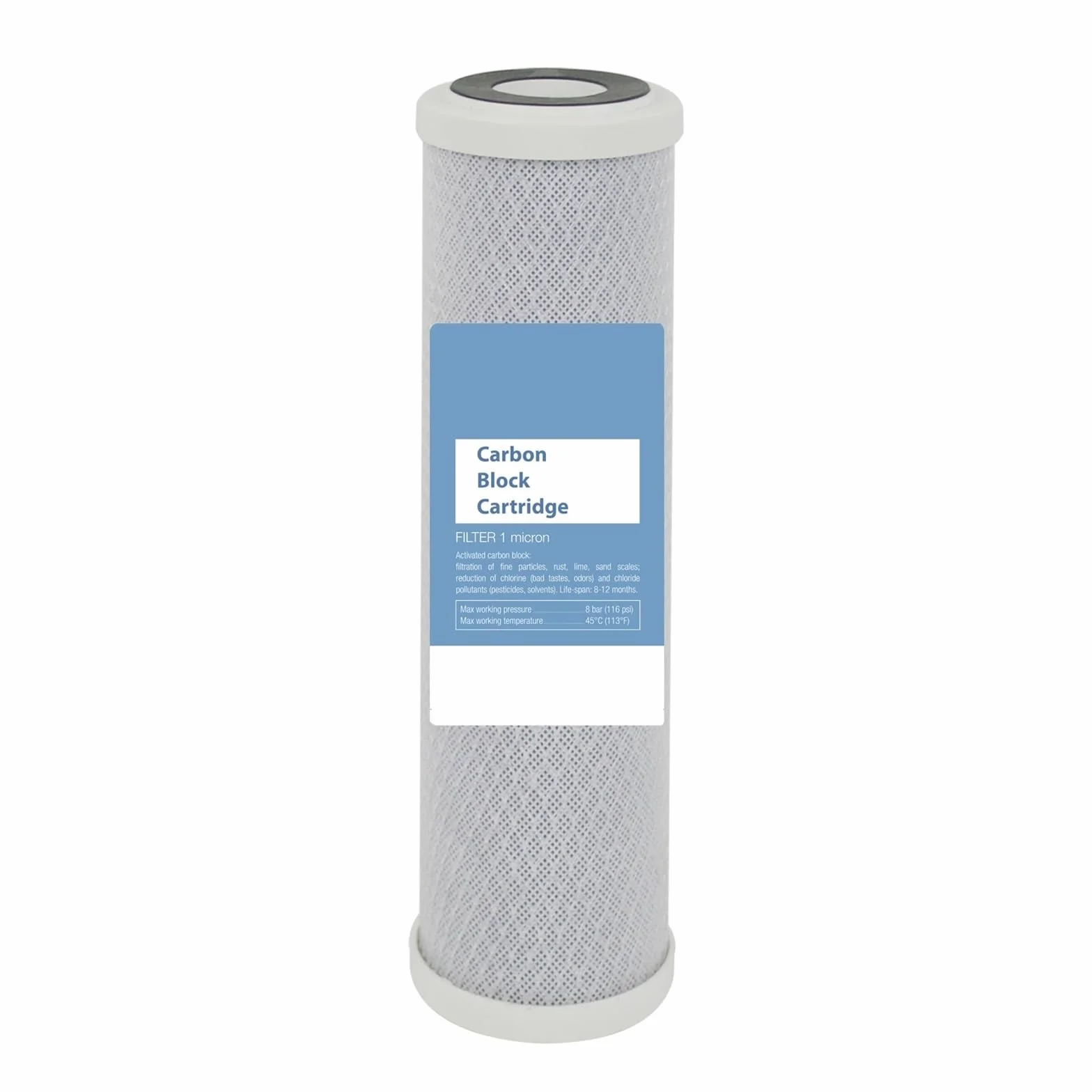 Reemplazo del cartucho de filtro de agua del bloque de carbono for toda la casa de 2,5" x 10" | For sistema purificador de agua doméstico