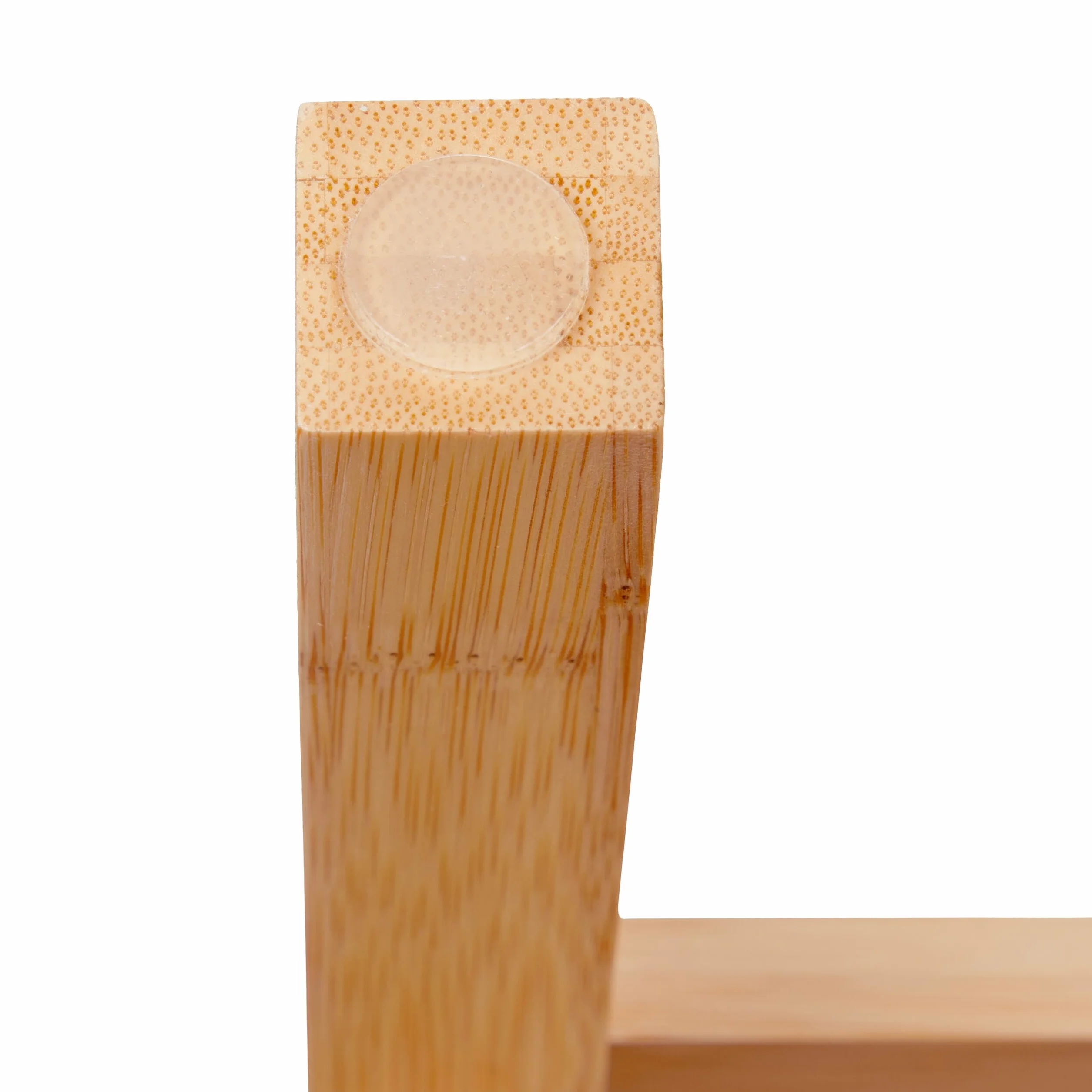 Relaxdays Taburete 2 Escalones Bambú 100 kg 40 x 40 x 40,5 cm Natural