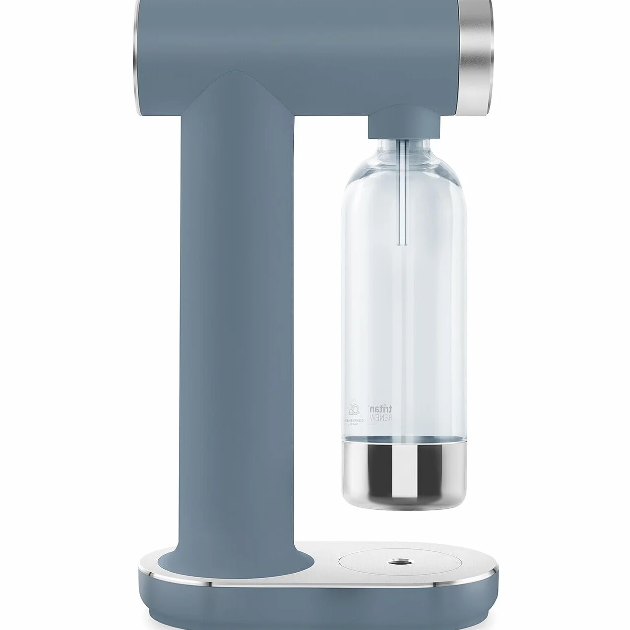 Smeg SKC01SBM Máquina de refrescos, pies antideslizantes, diseño que ahorra espacio, 800 ml, azul tormenta