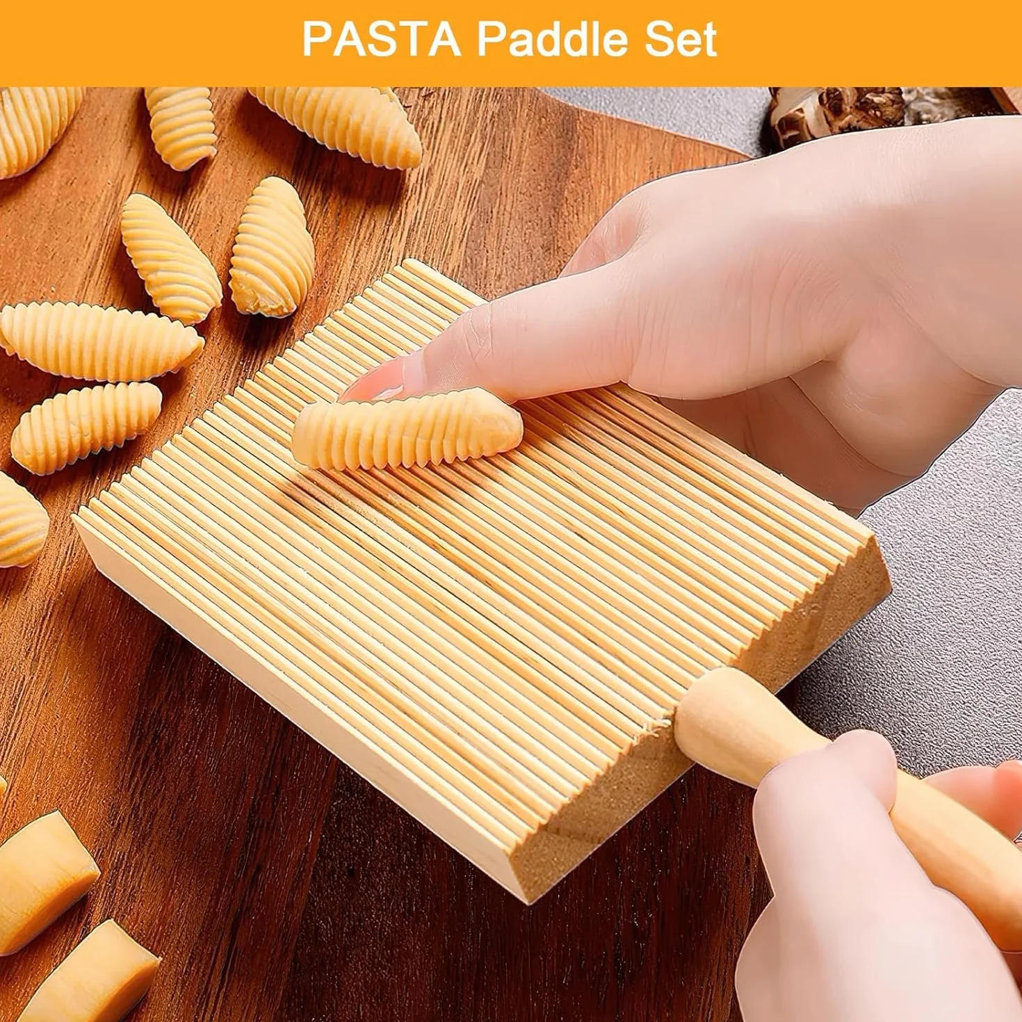 Tabla de madera para pasta, set de herramientas para pasta, accesorios de madera de haya
