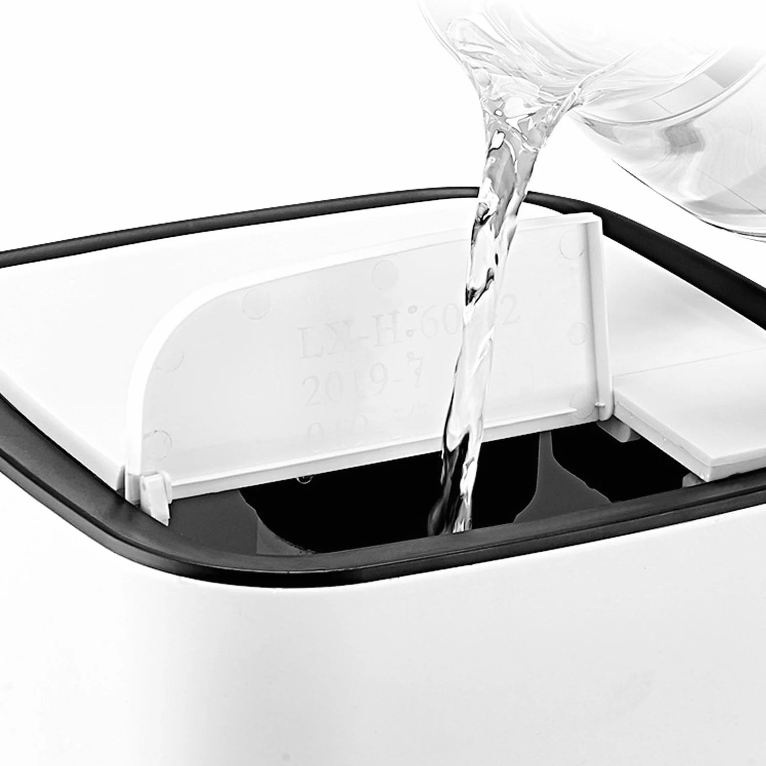 Humidificador Industrial, Humidificador para Todo el Hogar con Tapa Abatible de Sincronización Inteligente 100-240 V para Almacén (Enchufe de la UE)