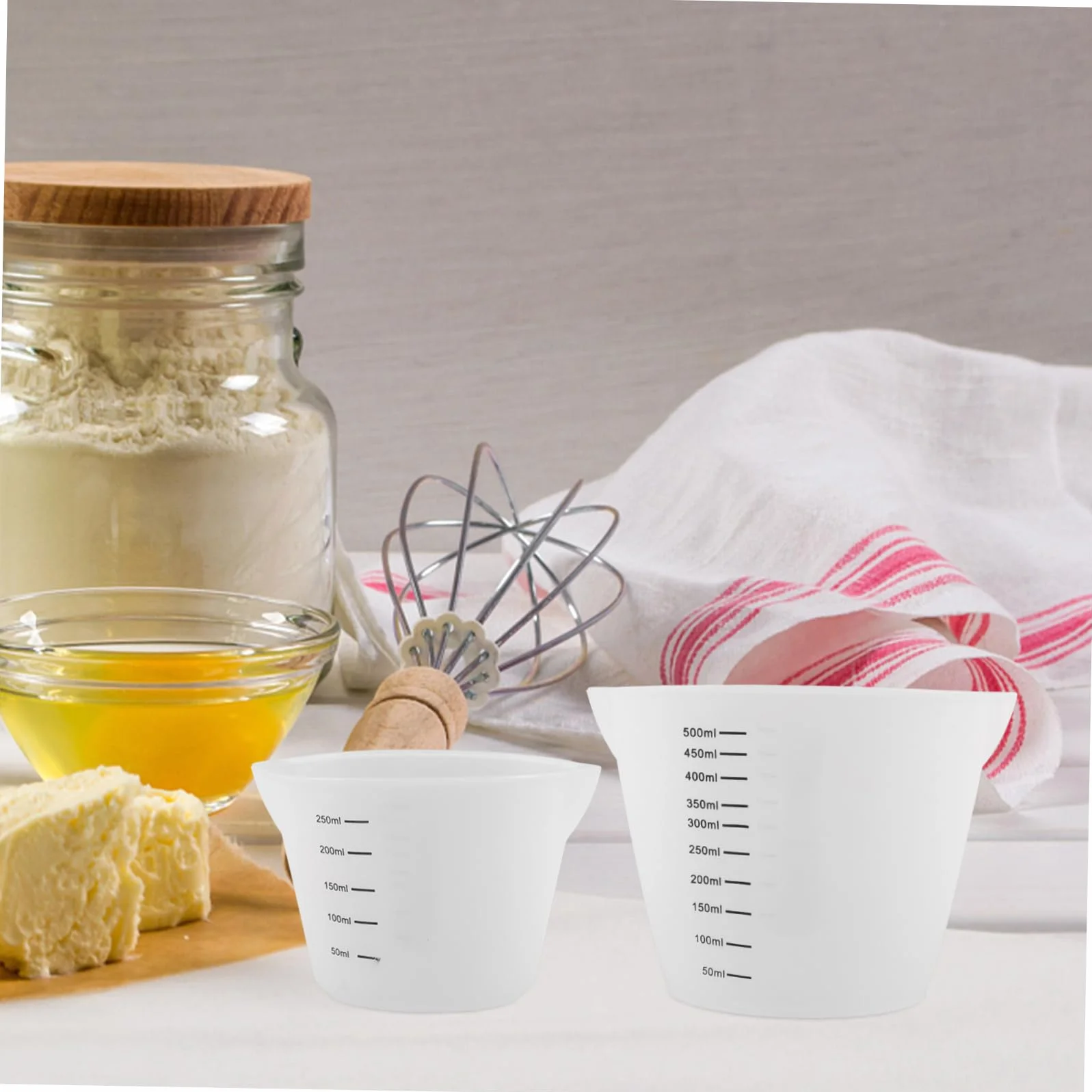 IMIKEYA 10piezas Tazas Medidoras De Graduadas Utensilios De Cocina Para De Repostería Resistentes Al
