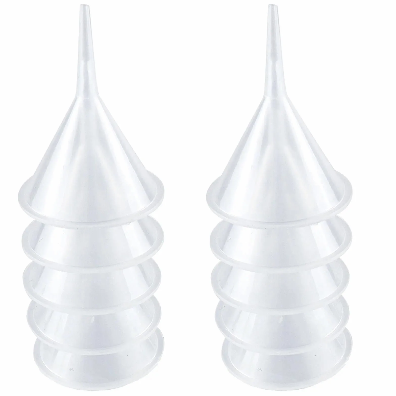 Embudo Pequeño Cocina Plástico Resistente Anti-derrame Reutilizable 5u