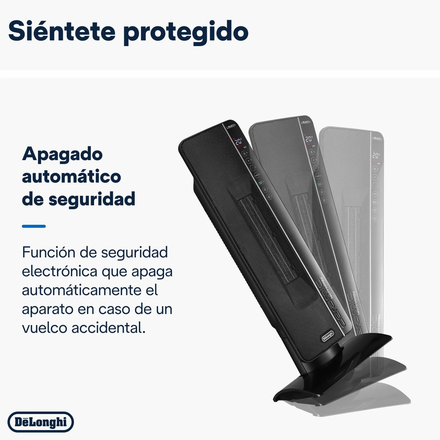 De'Longhi TCH8993ER.BC Calefactor cerámico 2400W negro