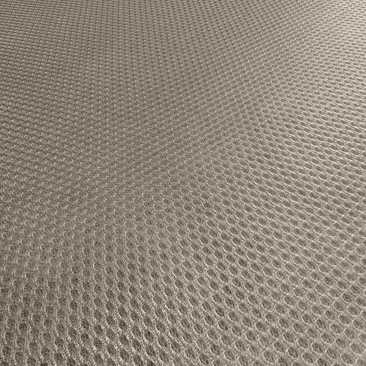 amuéblate online - Base Tapizada 3D Reforzada, Gran Estabilidad con 5 Barras Transversales y 6 Patas metálicas roscadas de 27cm, 90 x 200, Beige