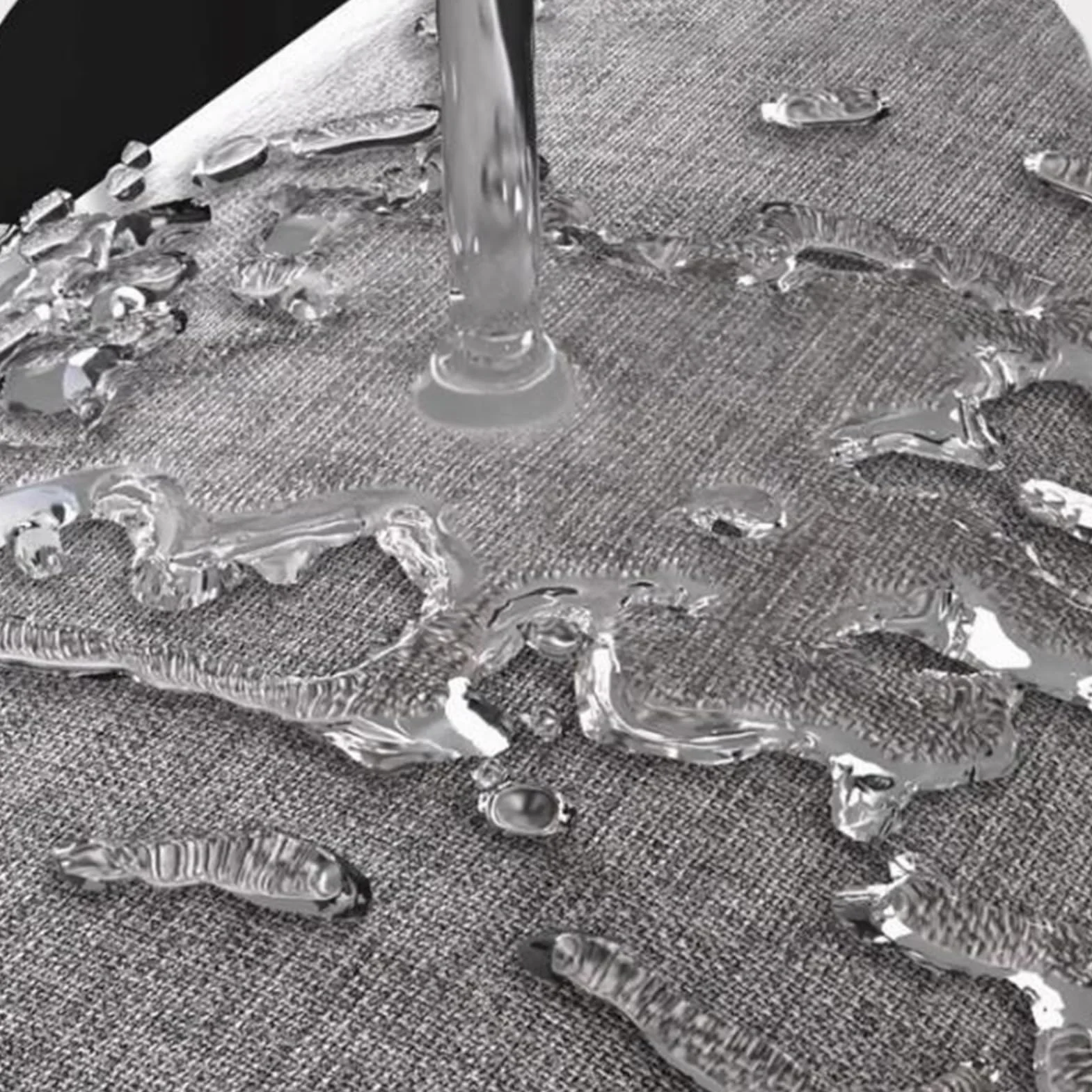 Cortina de Ducha Magnética Antimoho Impermeable con Presa de Agua para Ducha, Cortinas de Ducha de Tela Lavables de Alta Resistencia para Baño, 230g/m², Gris, 80x180cm