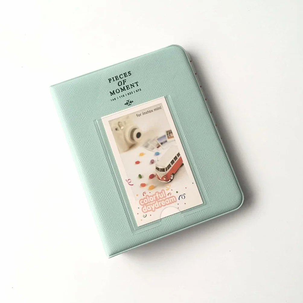 Álbum de Fotos, Bolsillos para álbum de Fotos, Mini Estuche para fotografías instantáneas, Almacenamiento para álbum de películas (Paquete de 3)