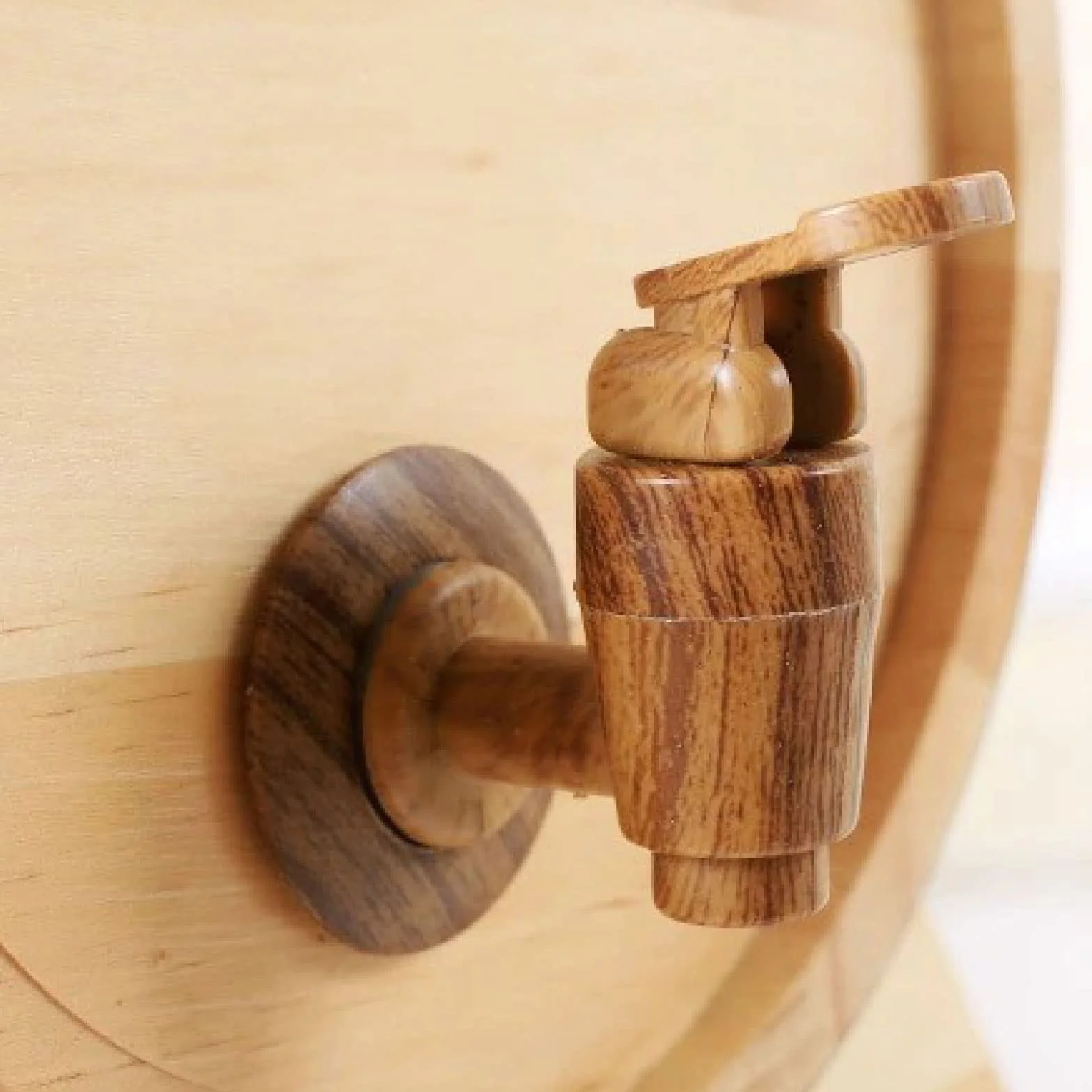 Barriles de roble para envejecimiento Dispensador de barriles de madera, dispensador de barriles de whisky, cubo con soporte de roble para almacenamiento de bebidas espirituosas, whisky, ginebra,
