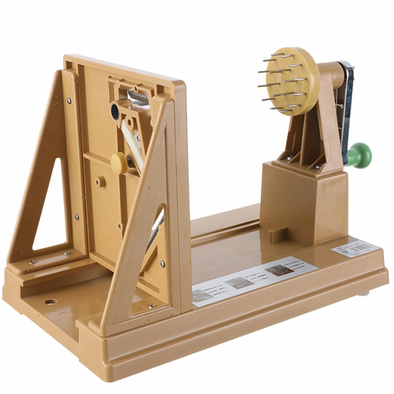 Rallador de tambor giratorio manual y cortador de verduras, rallador de queso con manivela de mano con amplio puerto de alimentación, triturador multifunción para ensaladas de cocina, patatas