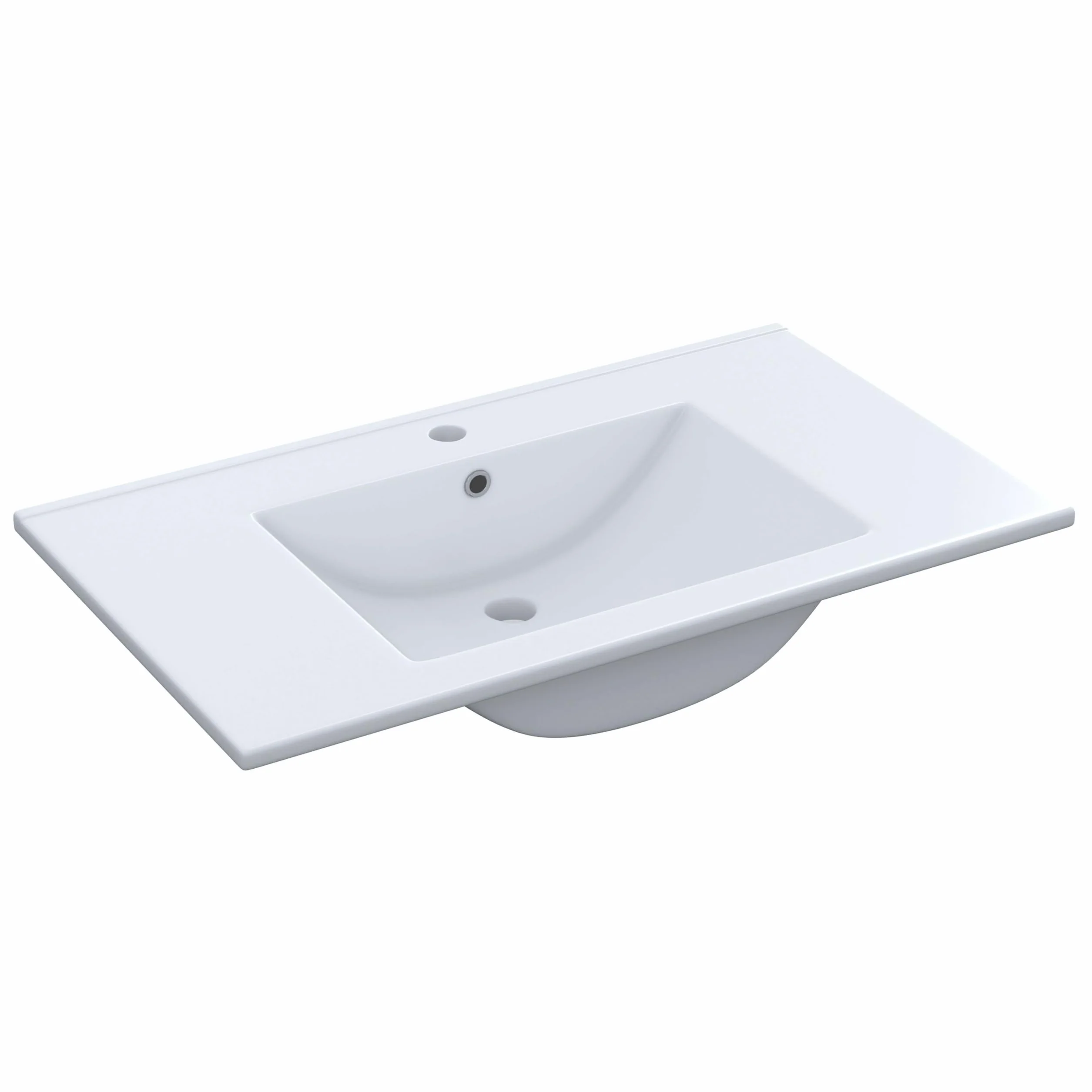 Miroytengo Pack Baño Completo Roble Alaska con Espejo y Lavabo Cerámico
