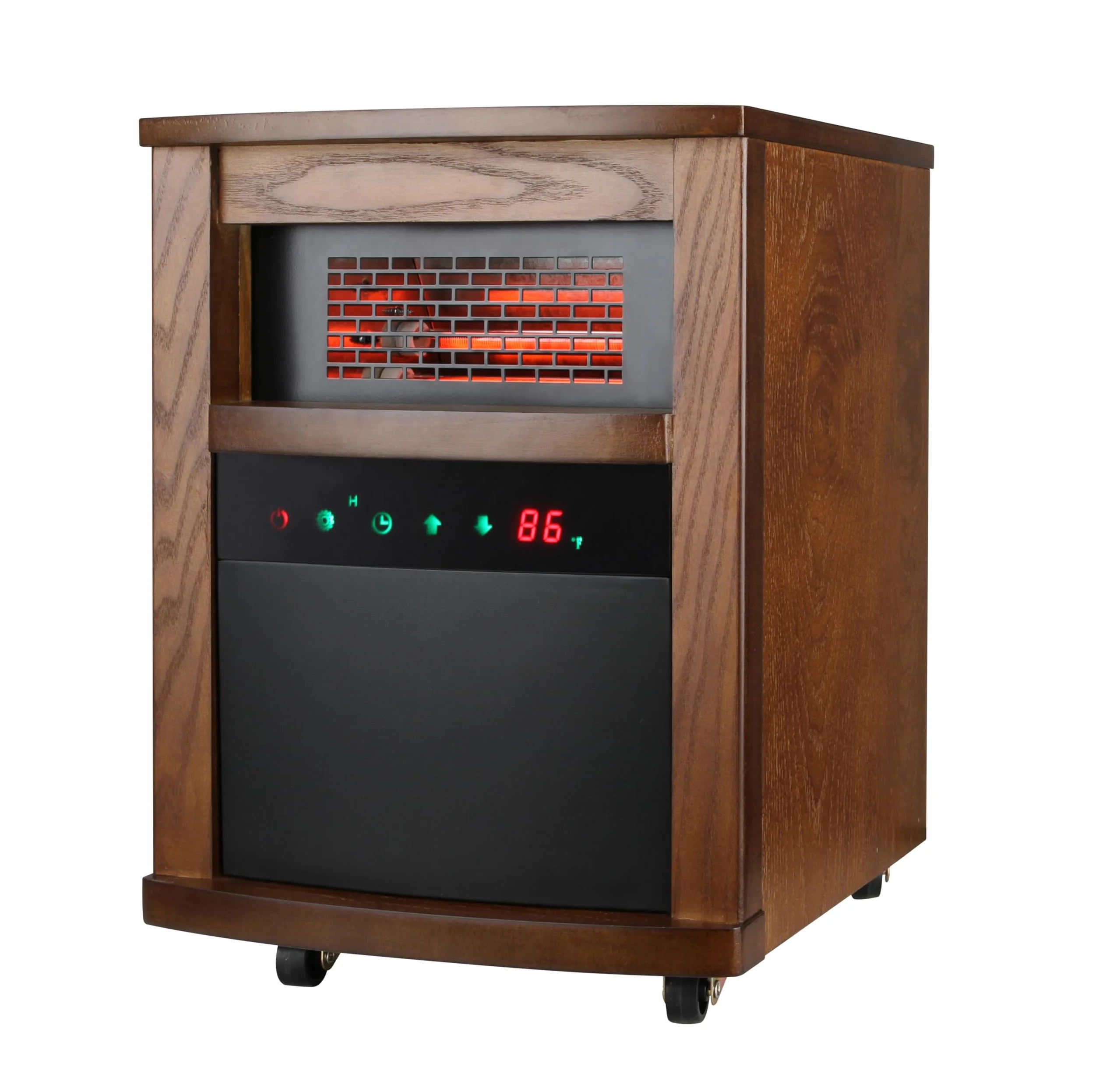 Comfort Glow QEH1408 - Calentador eléctrico de cuarzo de 1500 W