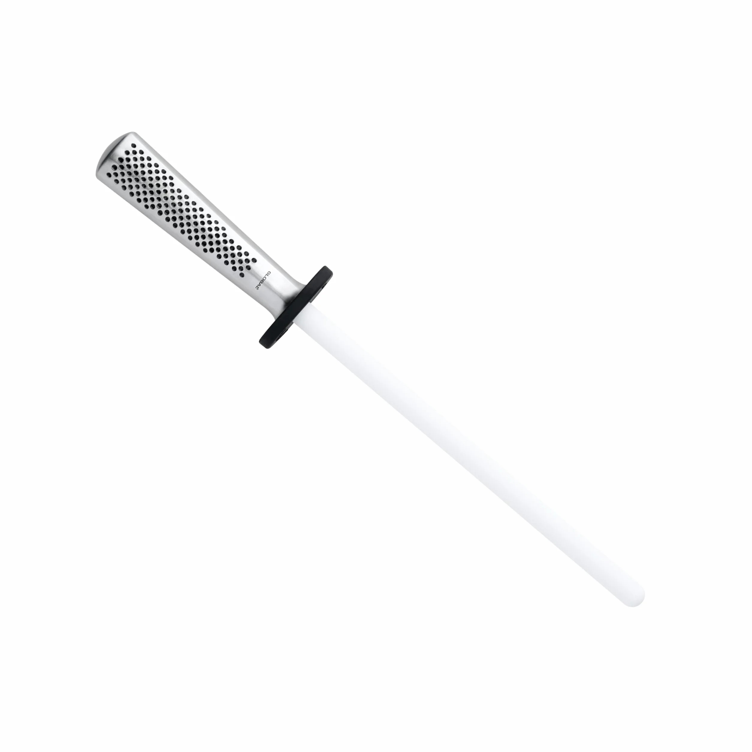 Global G-45 - Afilador de cerámica (acero inoxidable, 24 cm, CROMOVA 18)