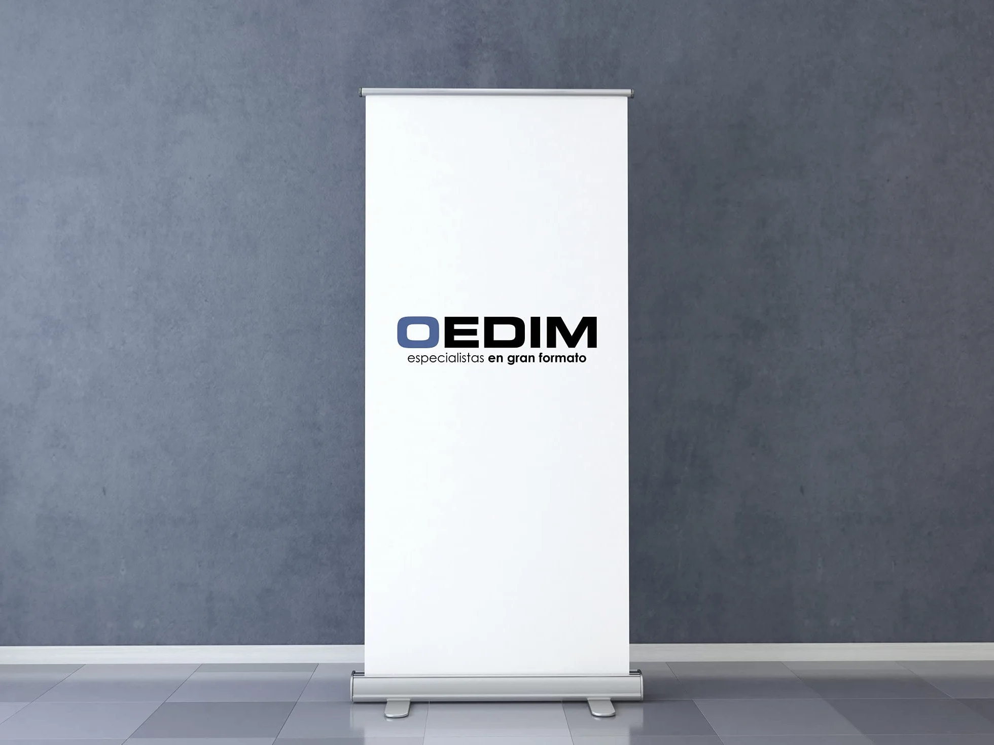 Oedim Expositor Publicitario Roll up Personalizado, 150x200cm, Impresión Incluida, Máxima Calidad de Impresión