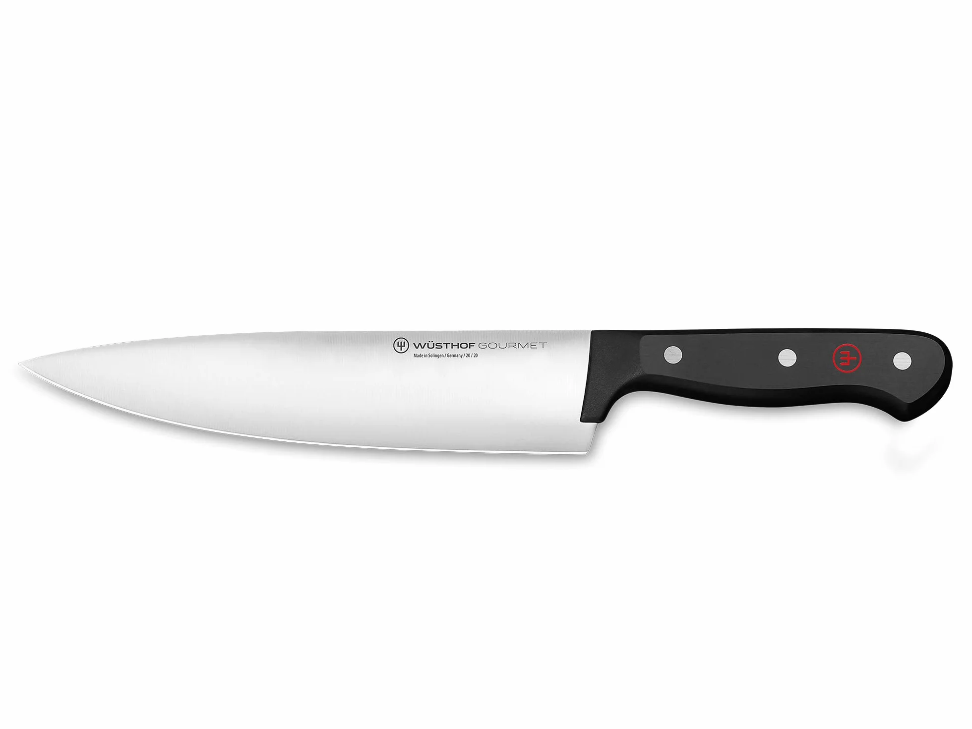 Wusthof Gourmet (1025044820) - Cuchillo de Chef, Longitud de Hoja 20 cm, Acero de Calidad, Inoxidable, para Lavavajillas, Cuchillo de Chef Filoso