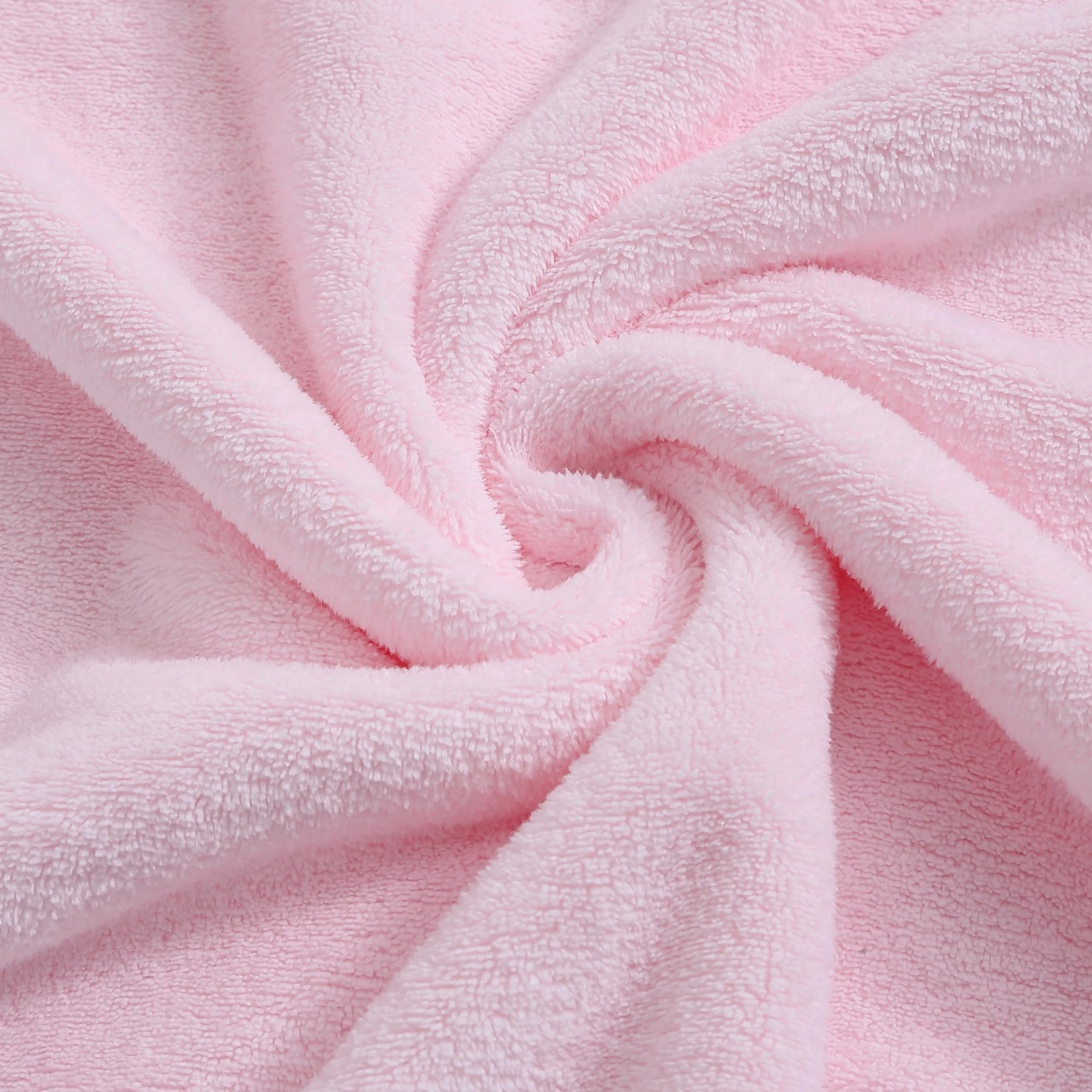 Aibaser Toalla de baño (microfibra, rosa, 71 x 142 cm)